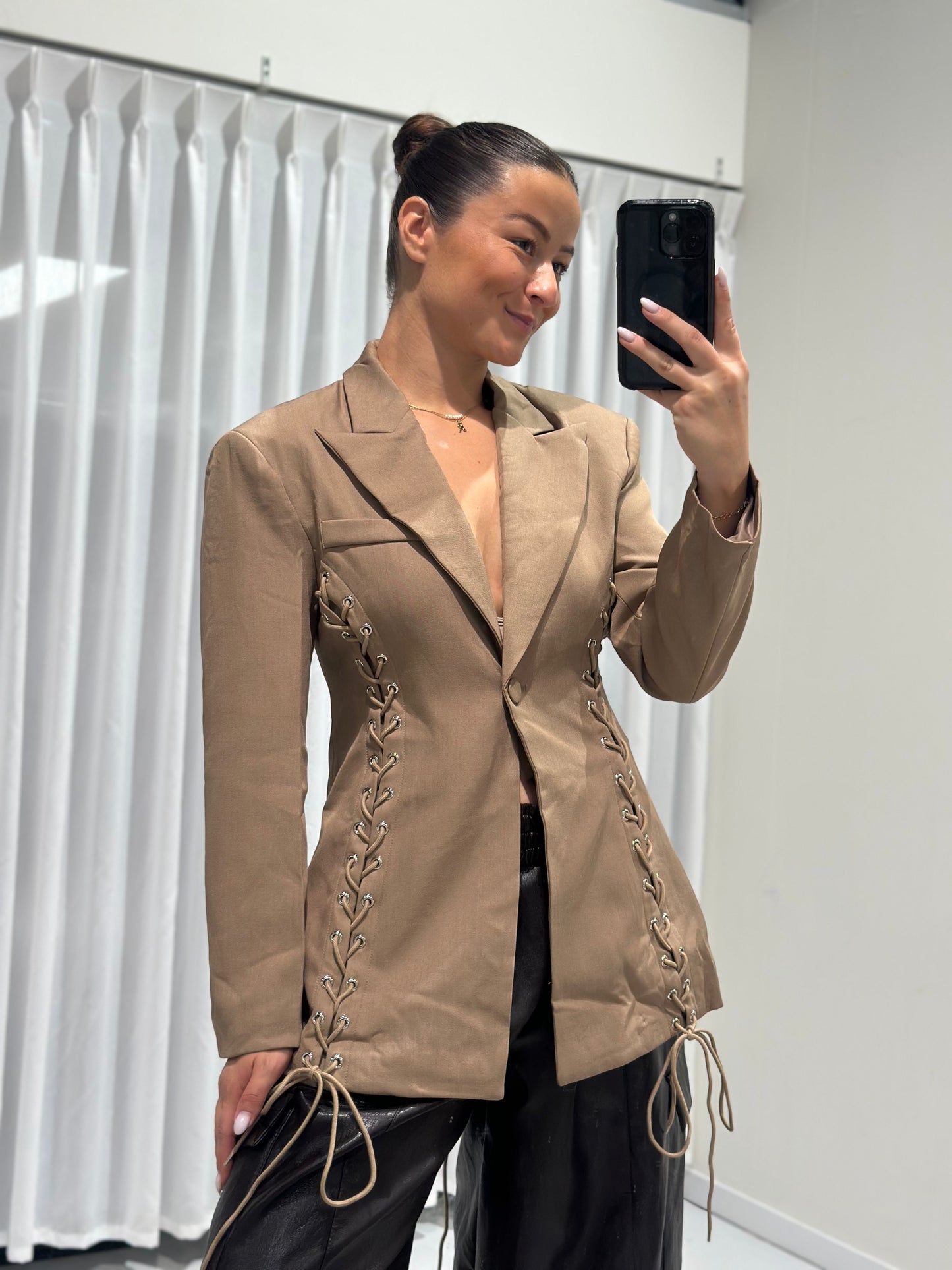 Sia blazer taupe