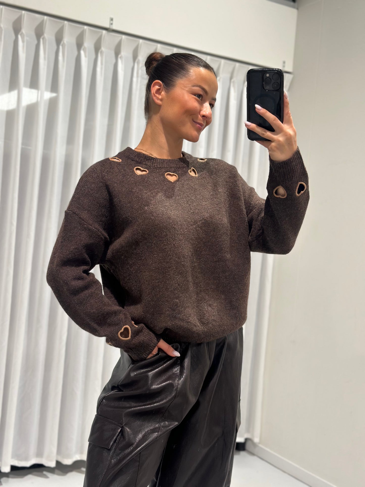 Hester trui brown