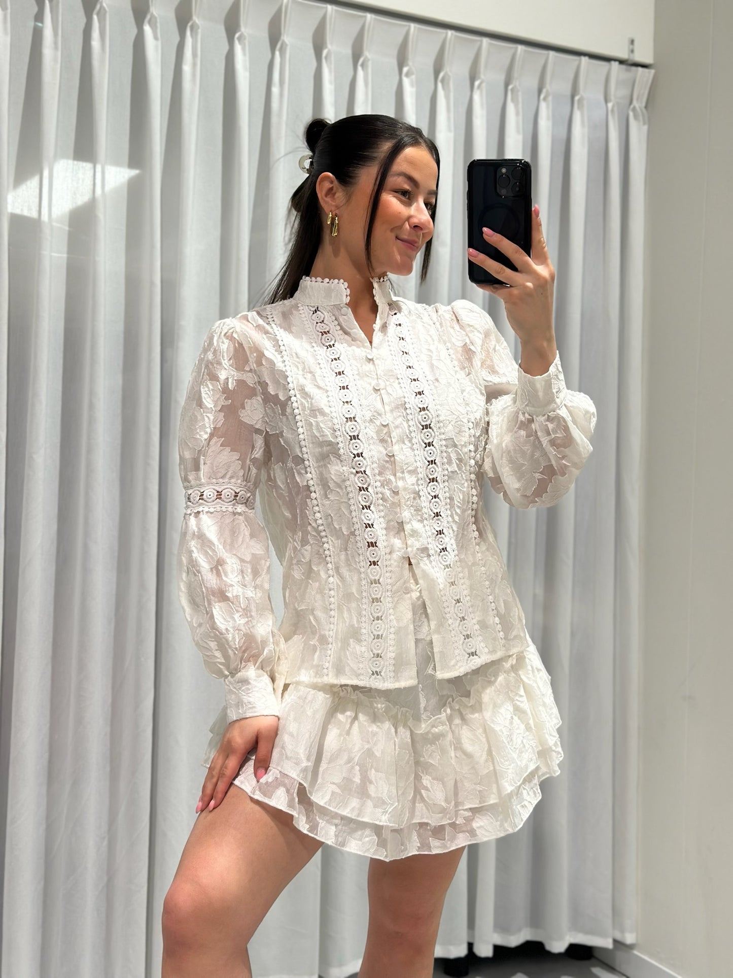 Jolien 2-piece set white