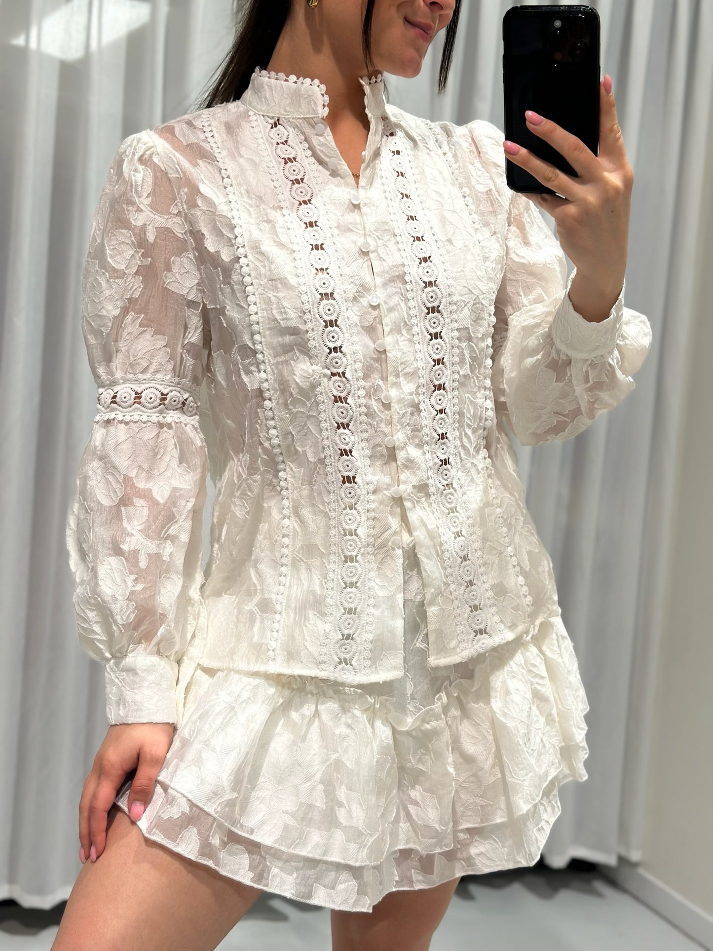 Jolien 2-piece set white