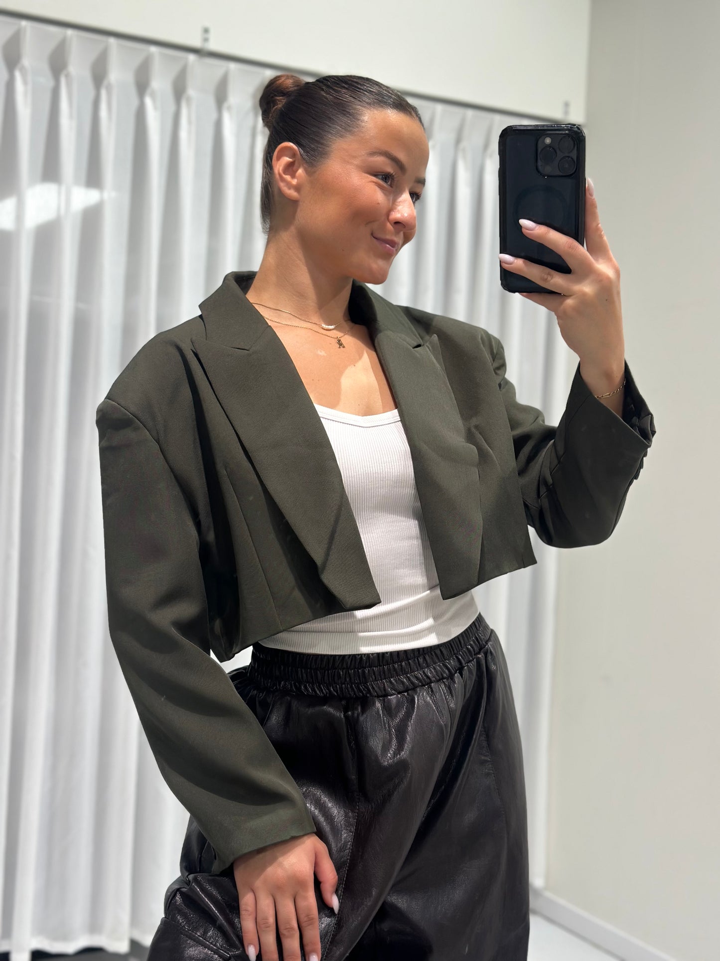 Celine blazer green