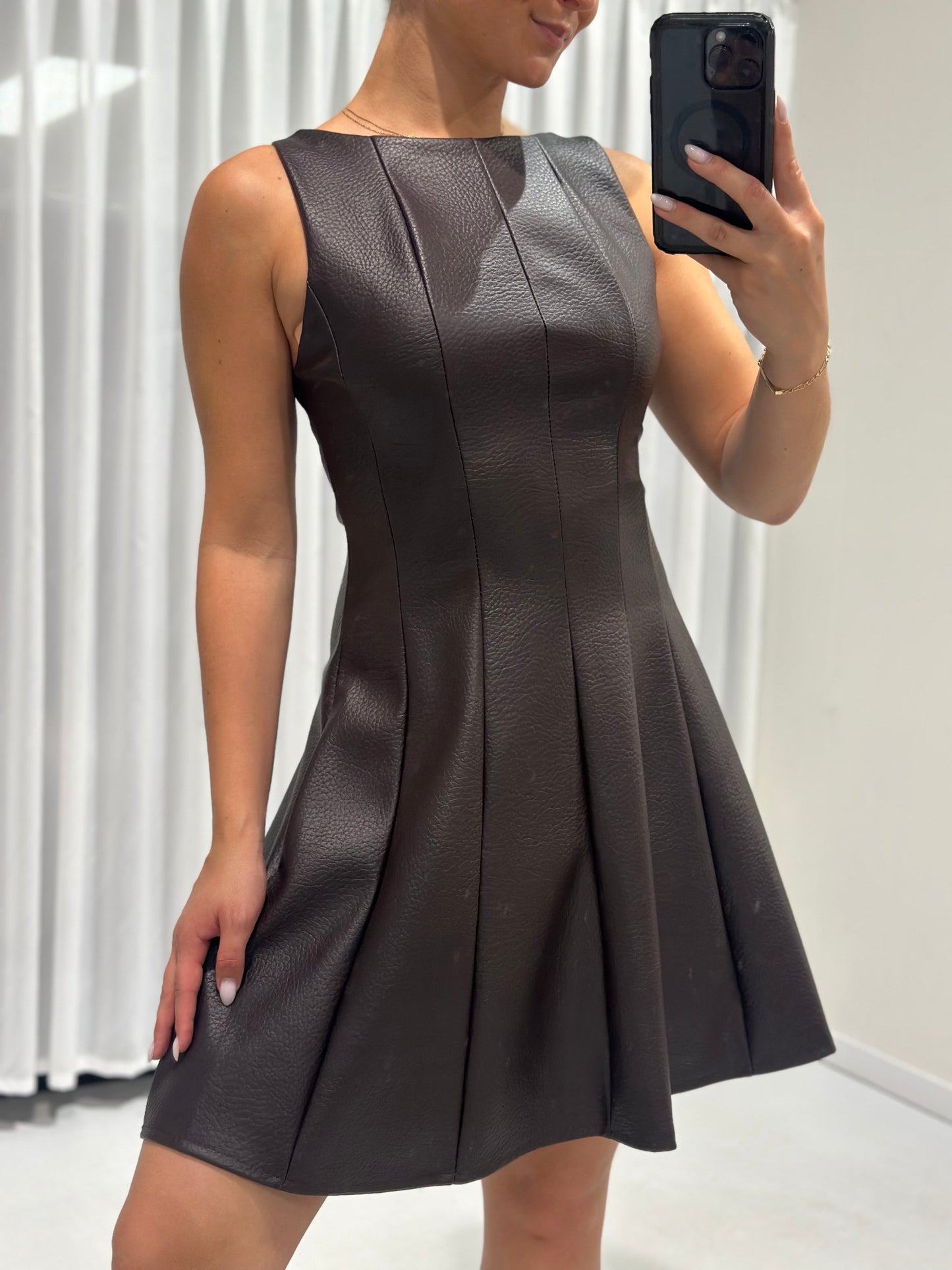 Lonneke dress brown