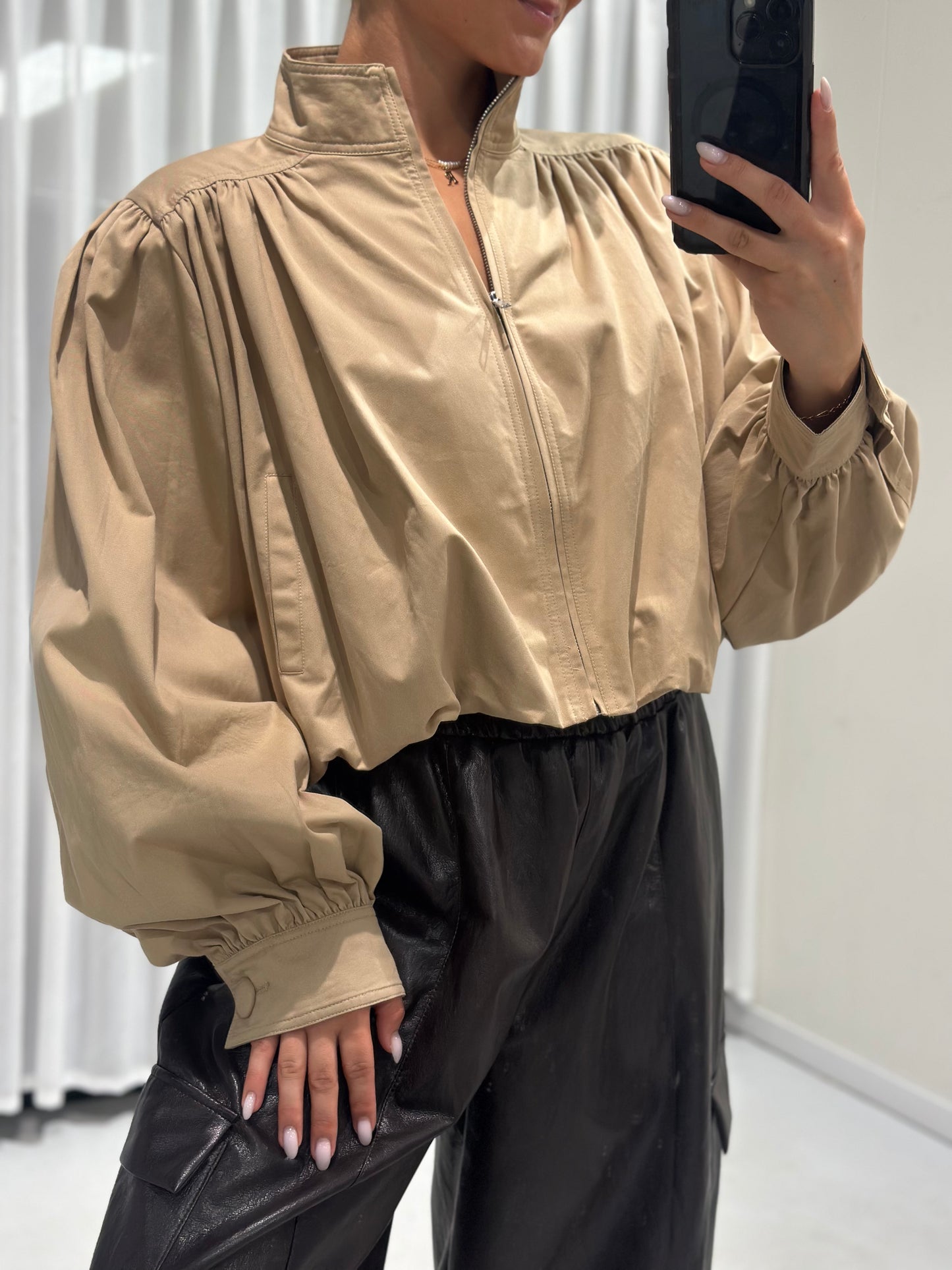 Oona jacket taupe
