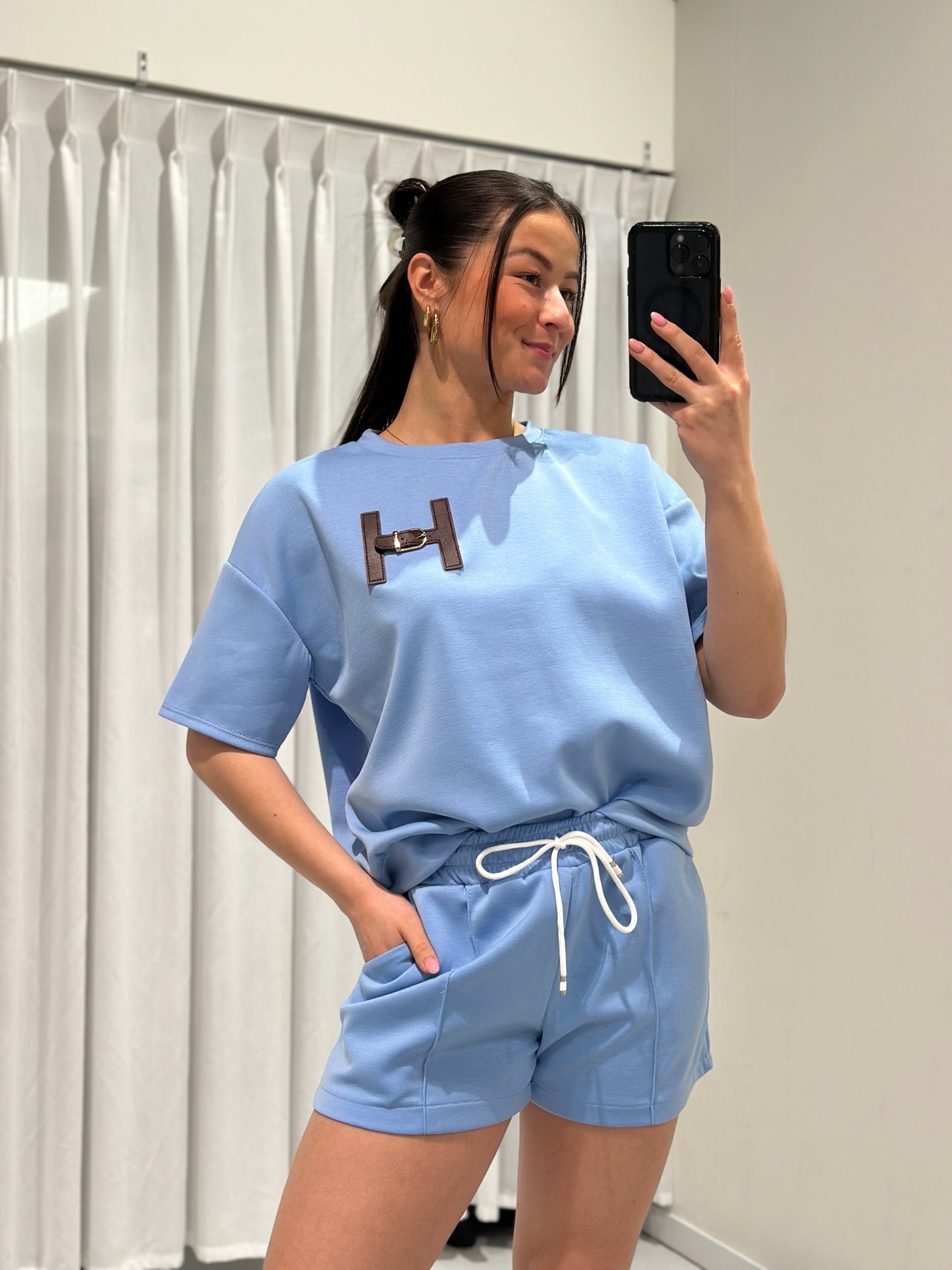 Kelly 2-piece set blue