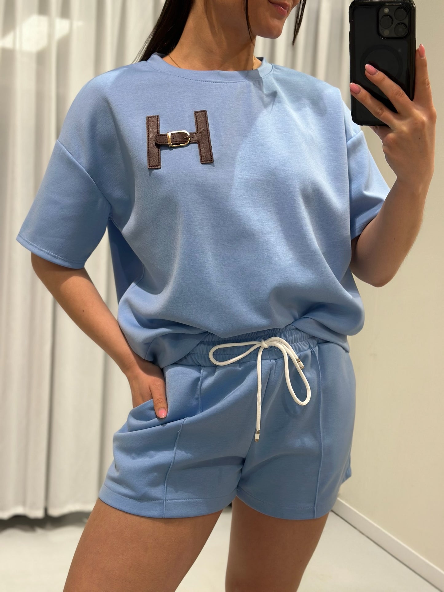 Kelly 2-piece set blue