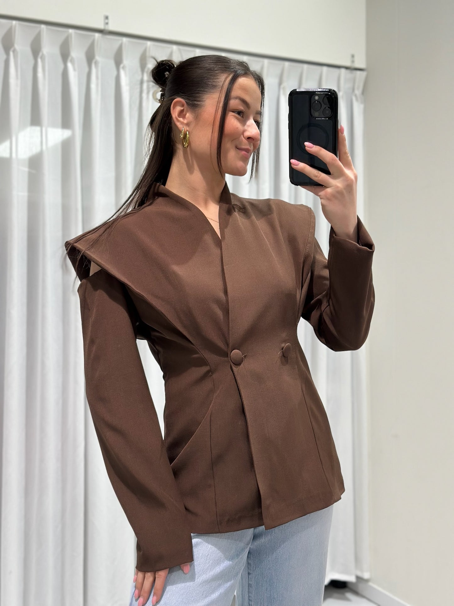 Eefje blazer brown