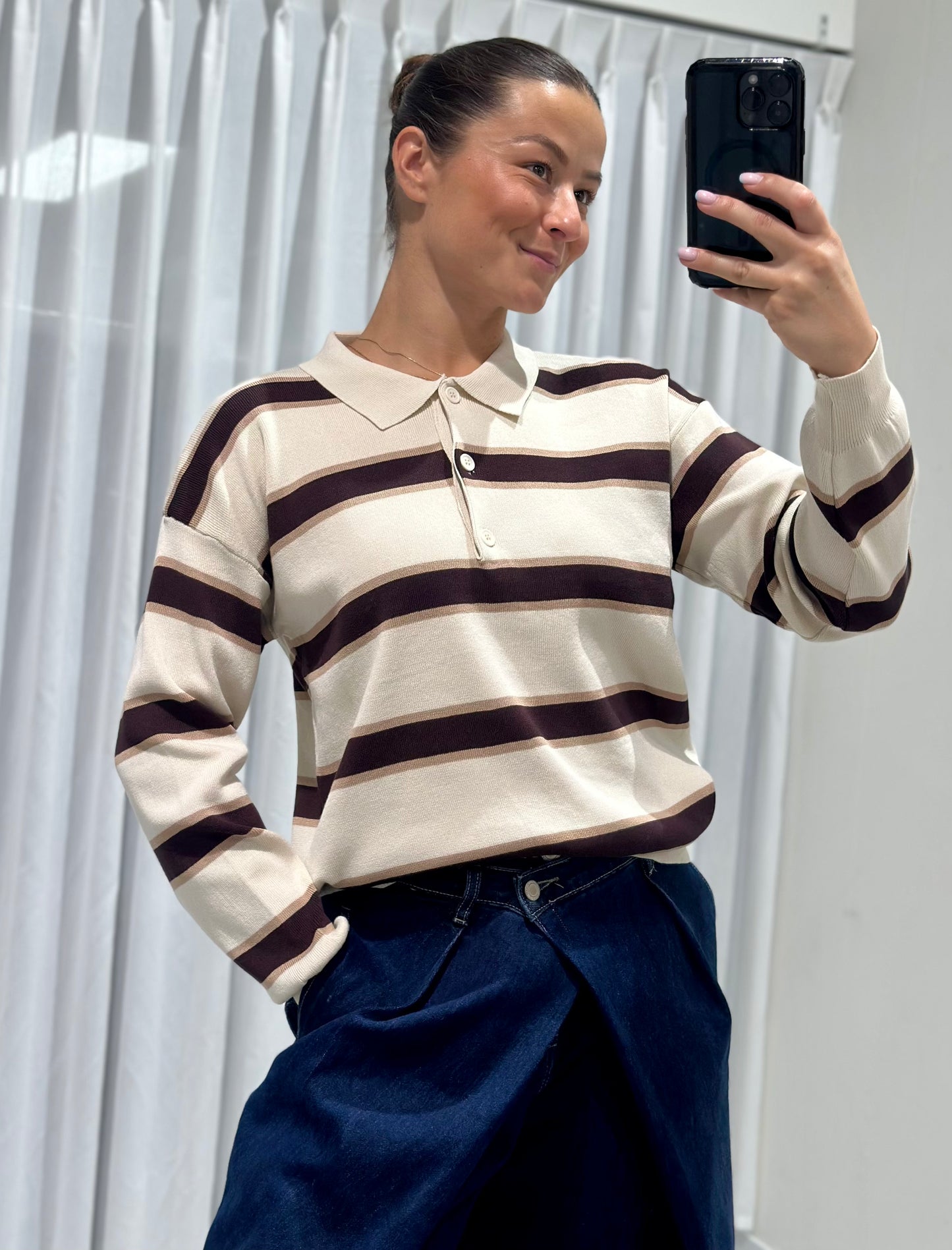 Emmie polo beige