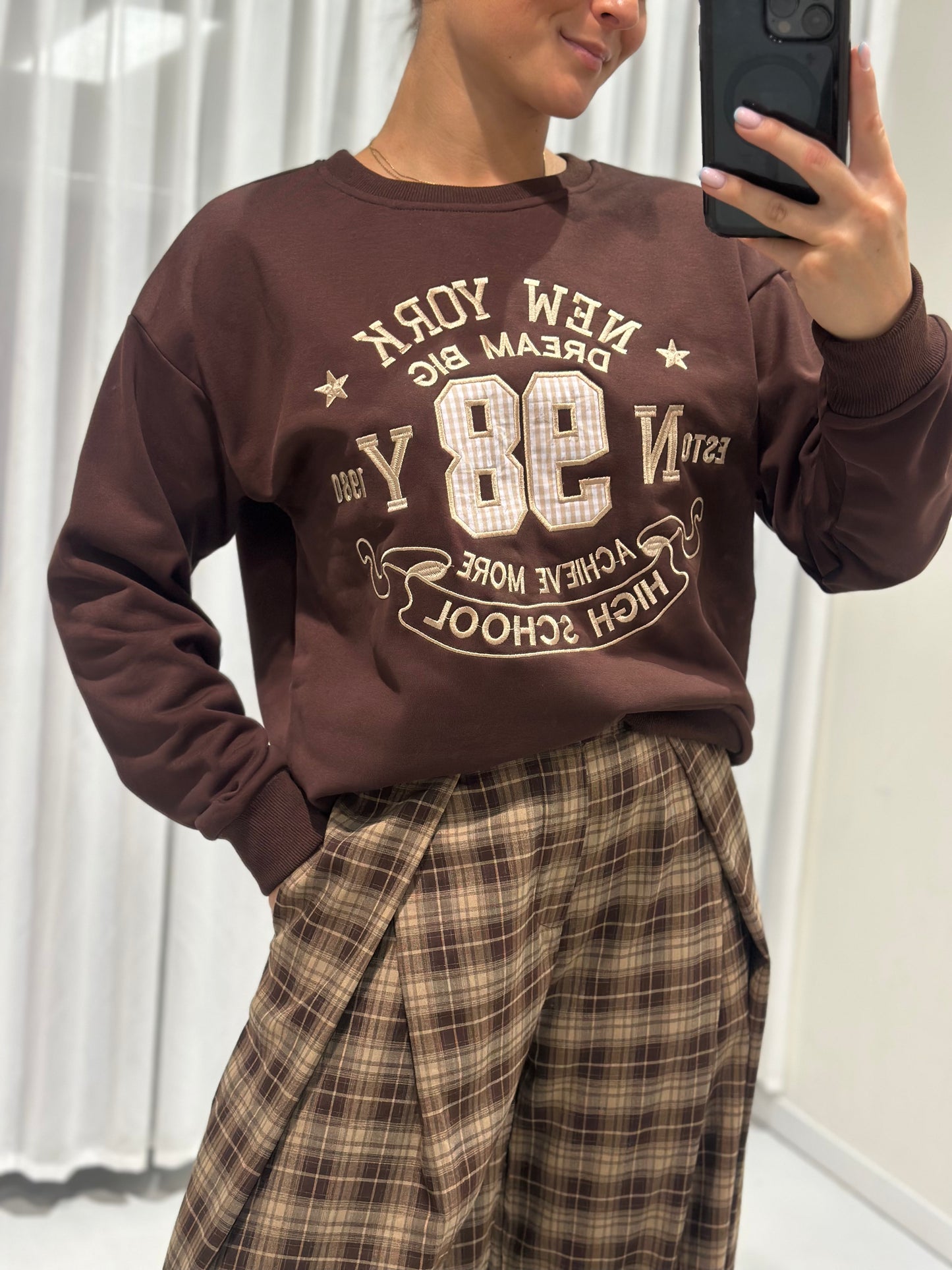 Amany sweater brown
