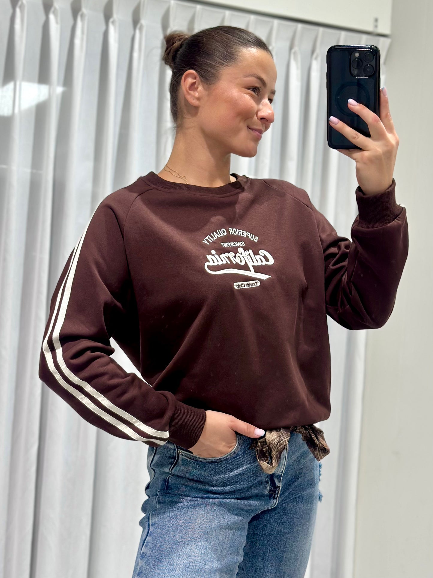 California sweater brown
