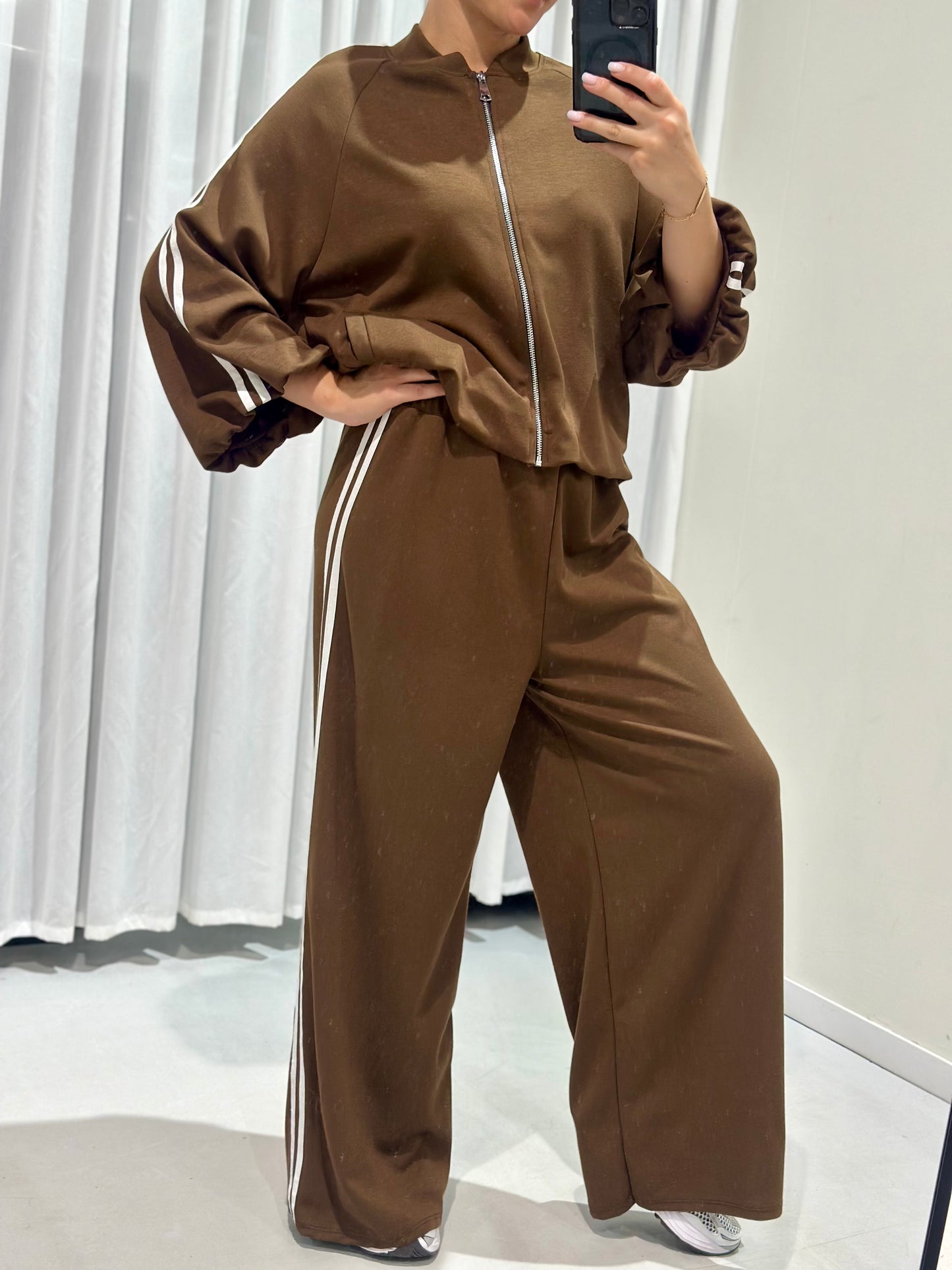 Jamie 2 piece set brown