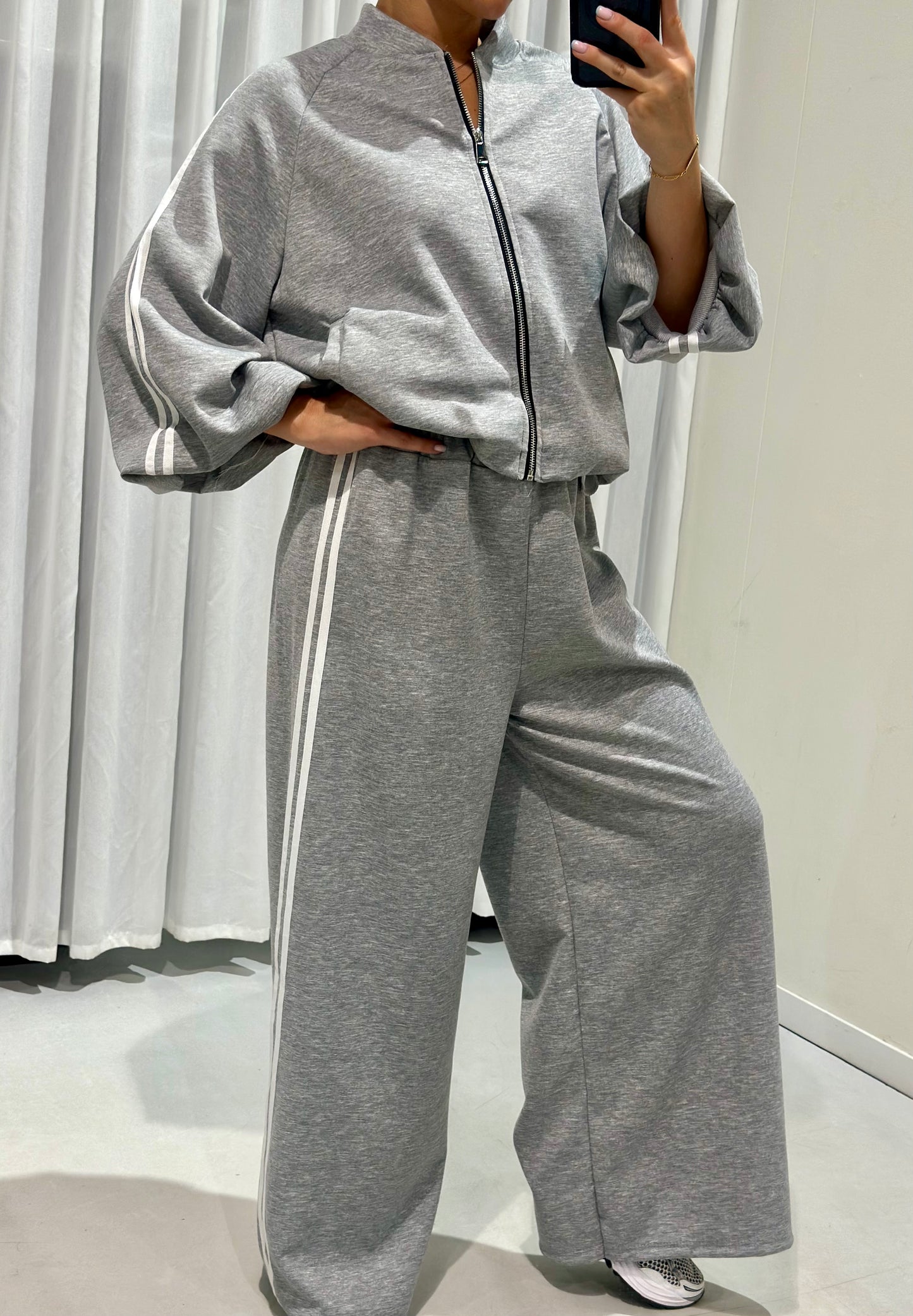 Jamie 2 piece set grey