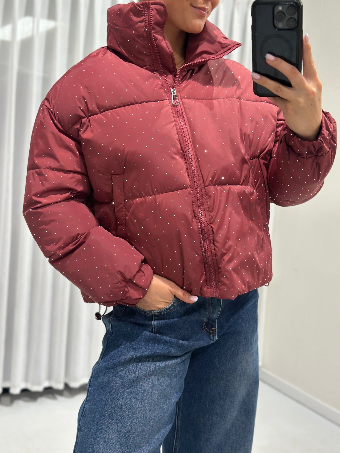 Harper jacket burgundy