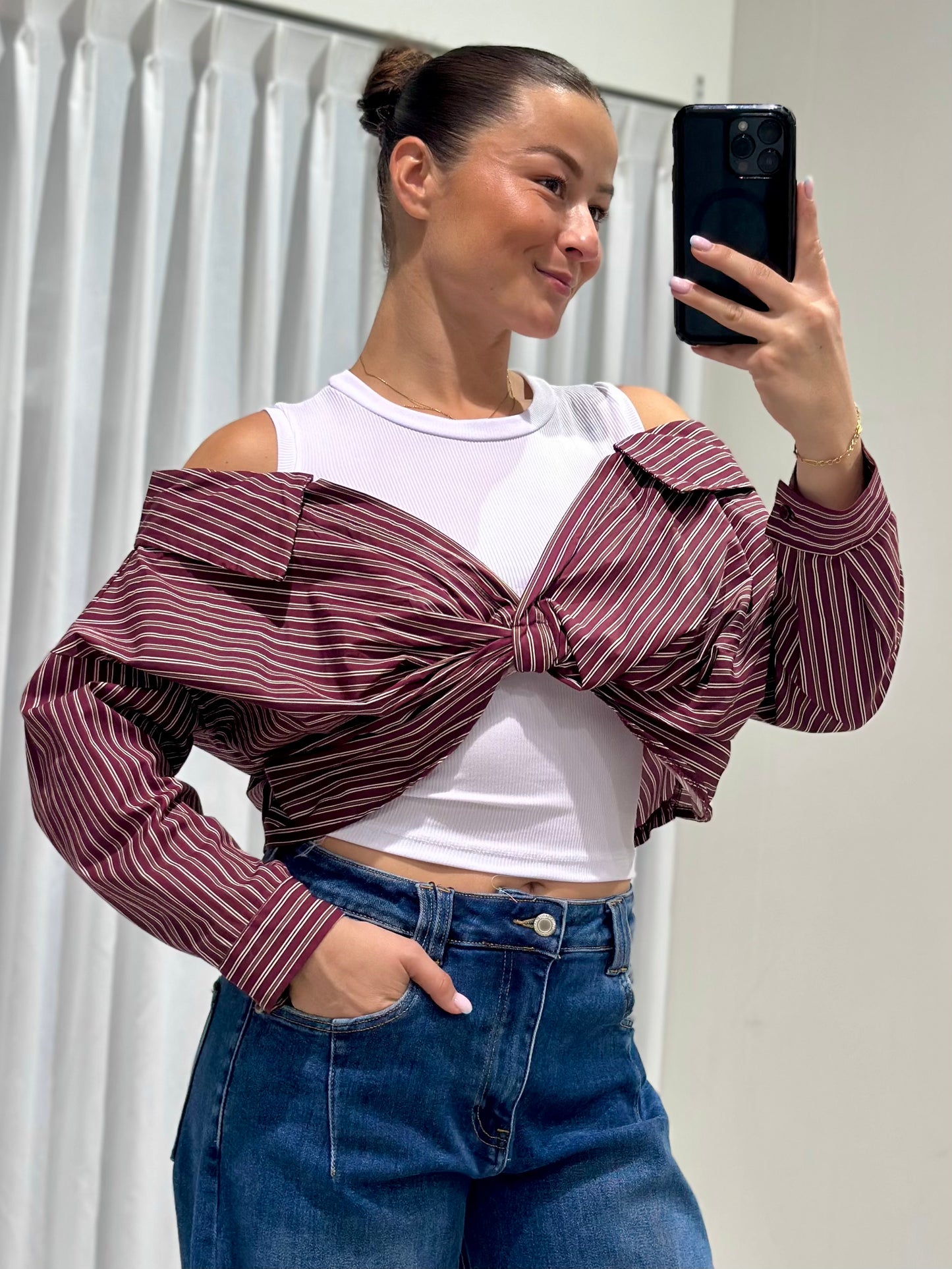Willie blouse burgundy