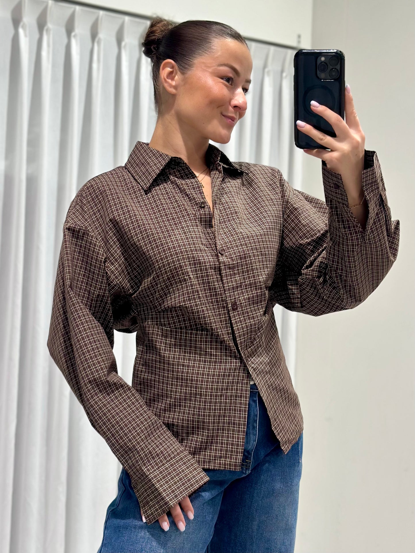 Eliana blouse brown