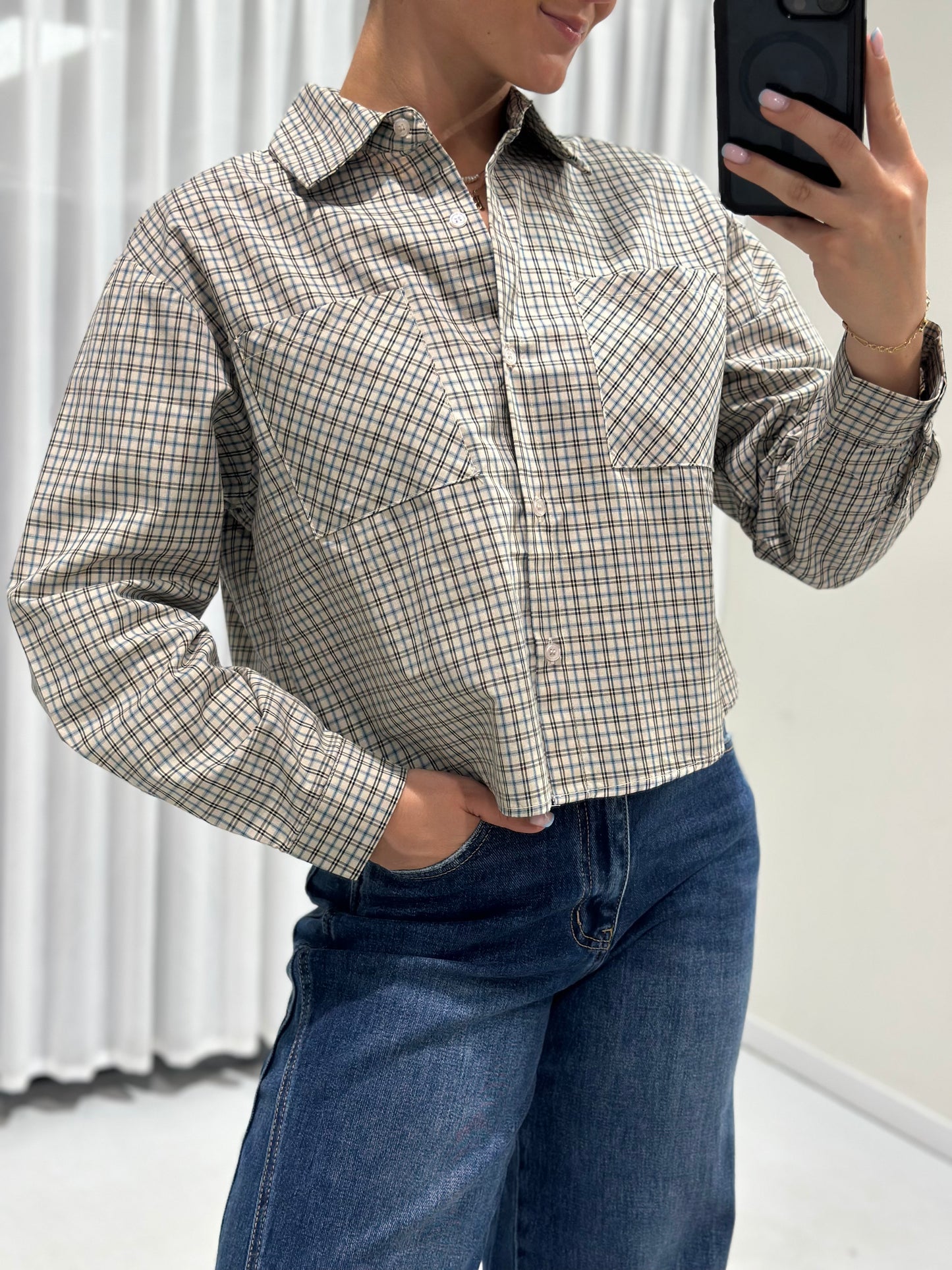 Delilah blouse beige