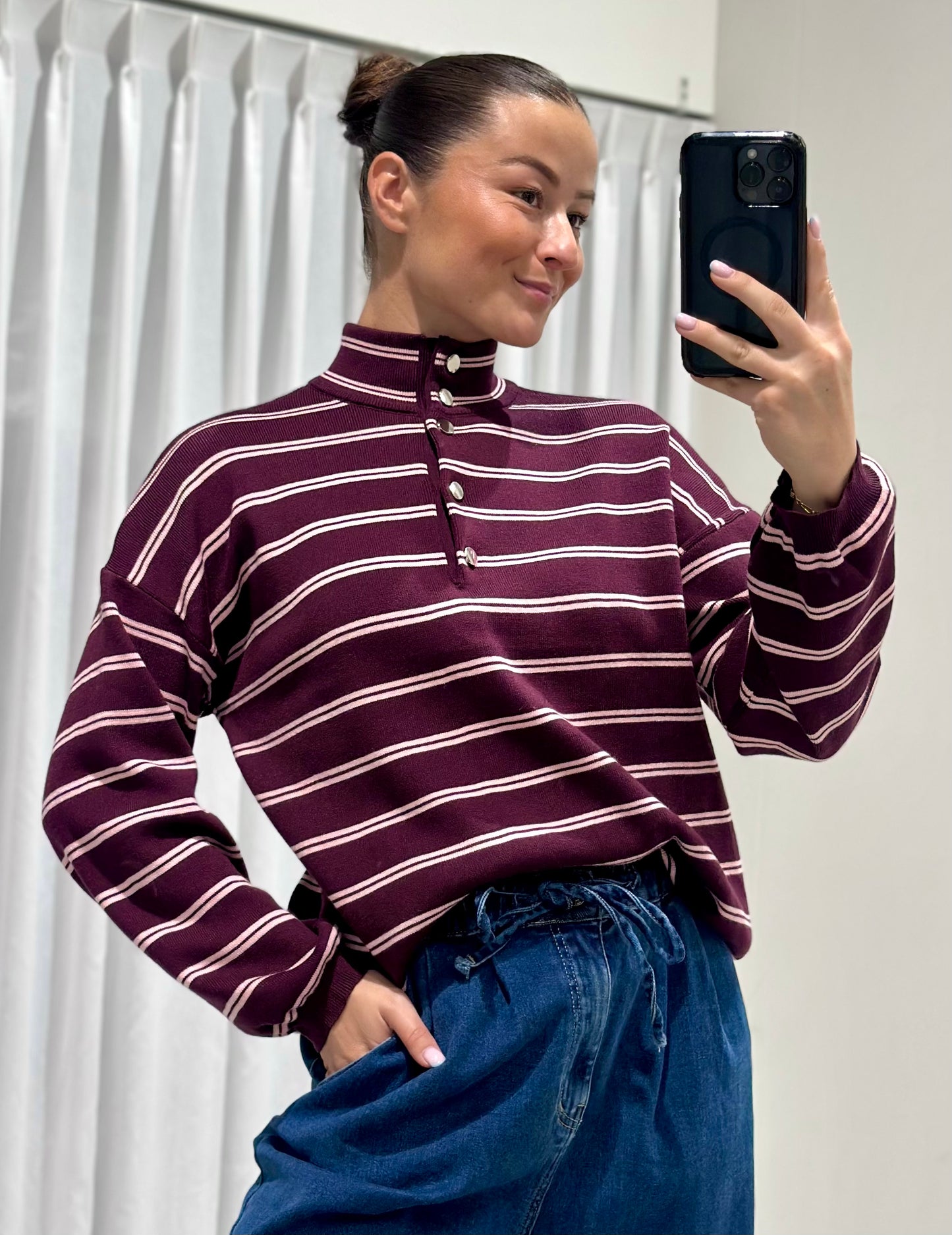 Maeve trui burgundy