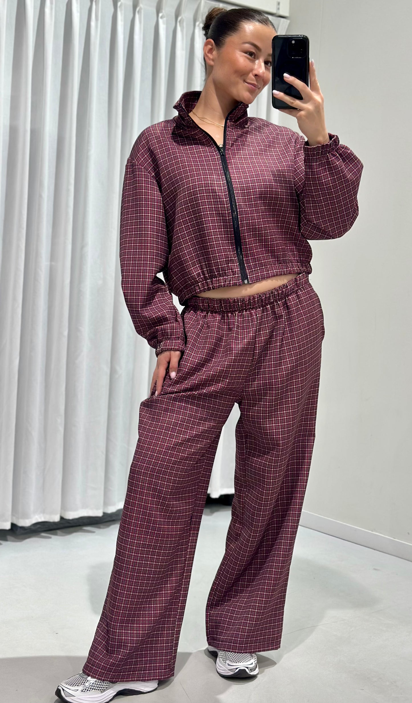 Renske 2 piece set burgundy