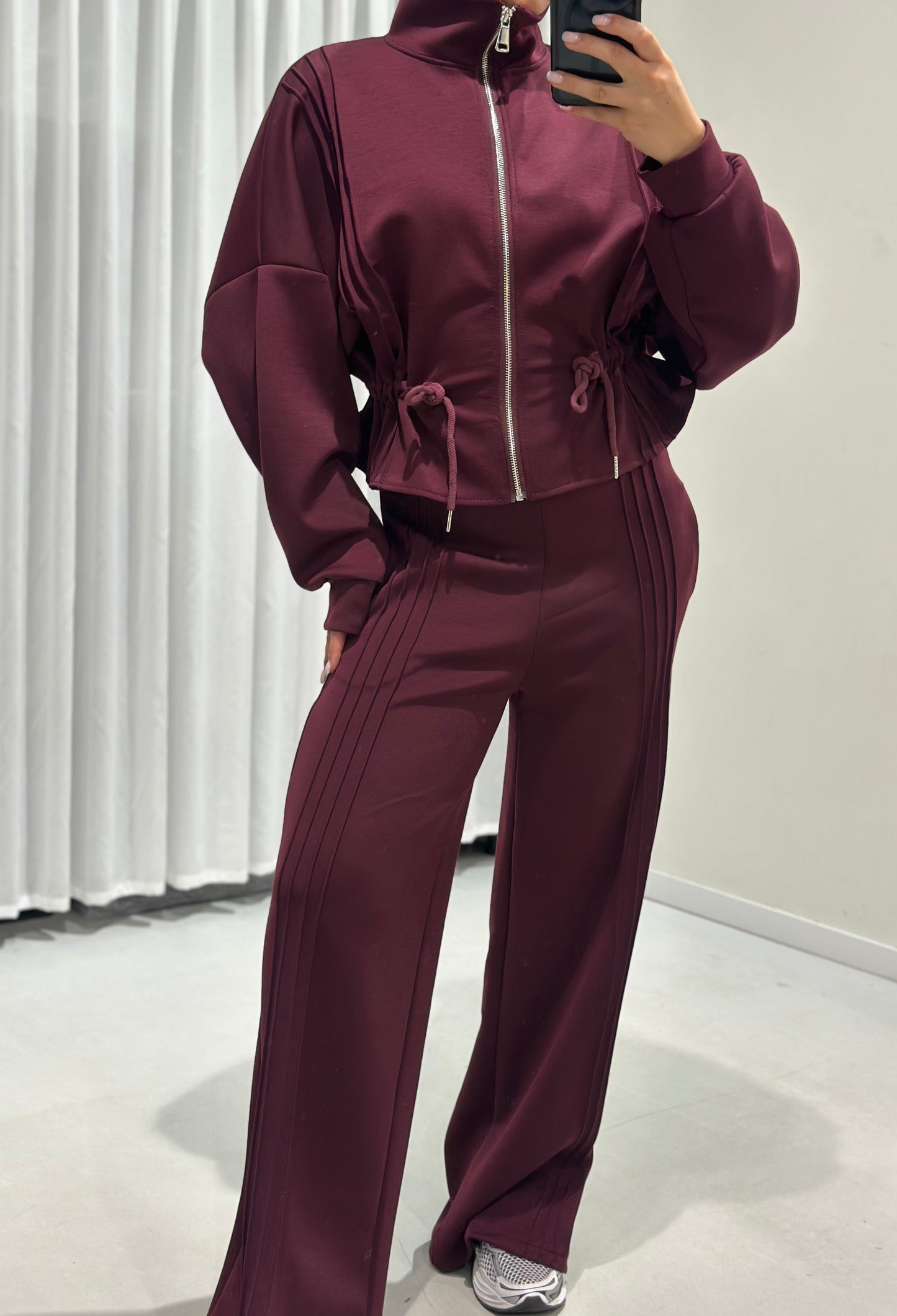 Anneke 2 piece set burgundy