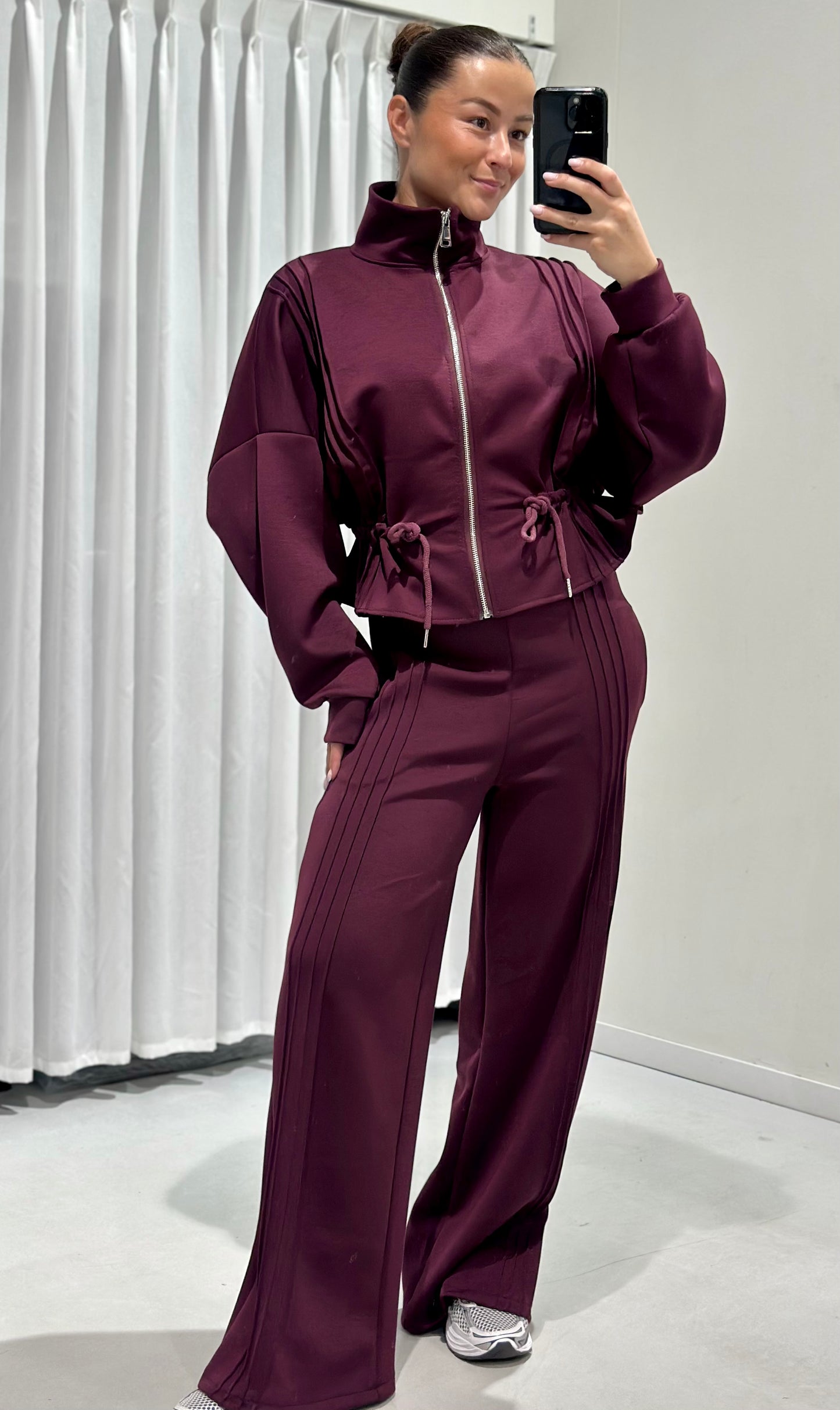 Anneke 2 piece set burgundy