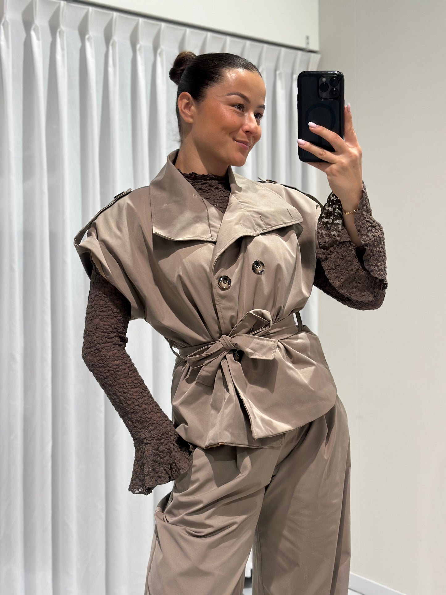 Amy 2 piece set taupe
