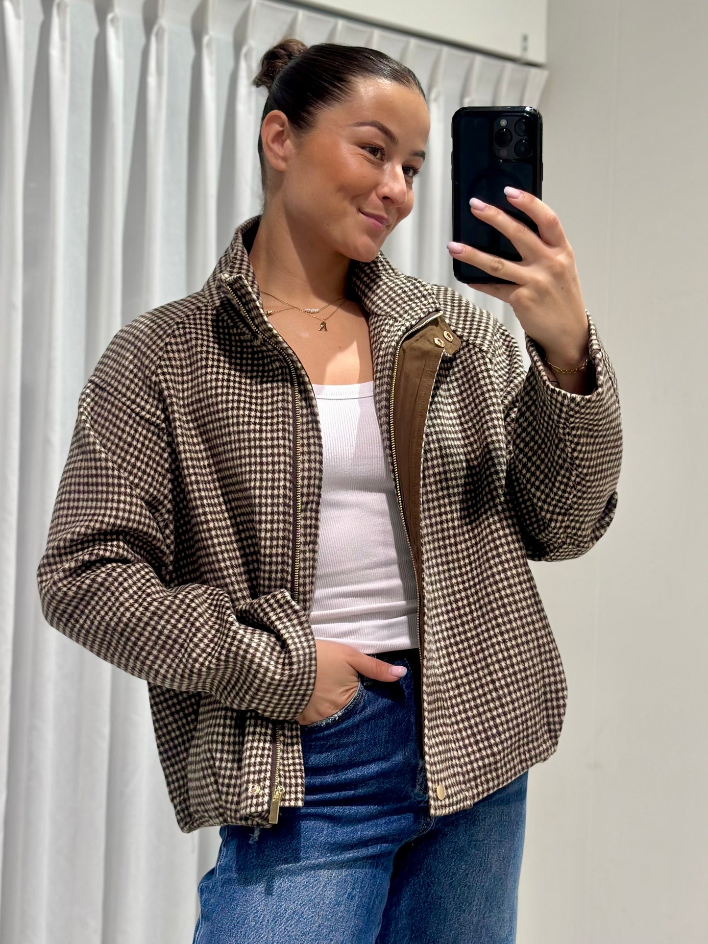 Peter jacket brown
