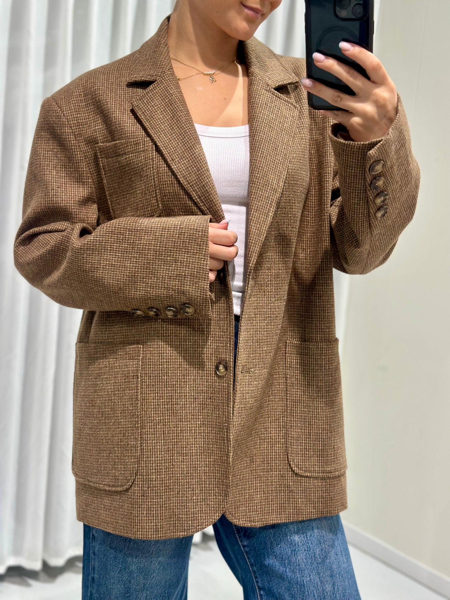 Kai blazer brown