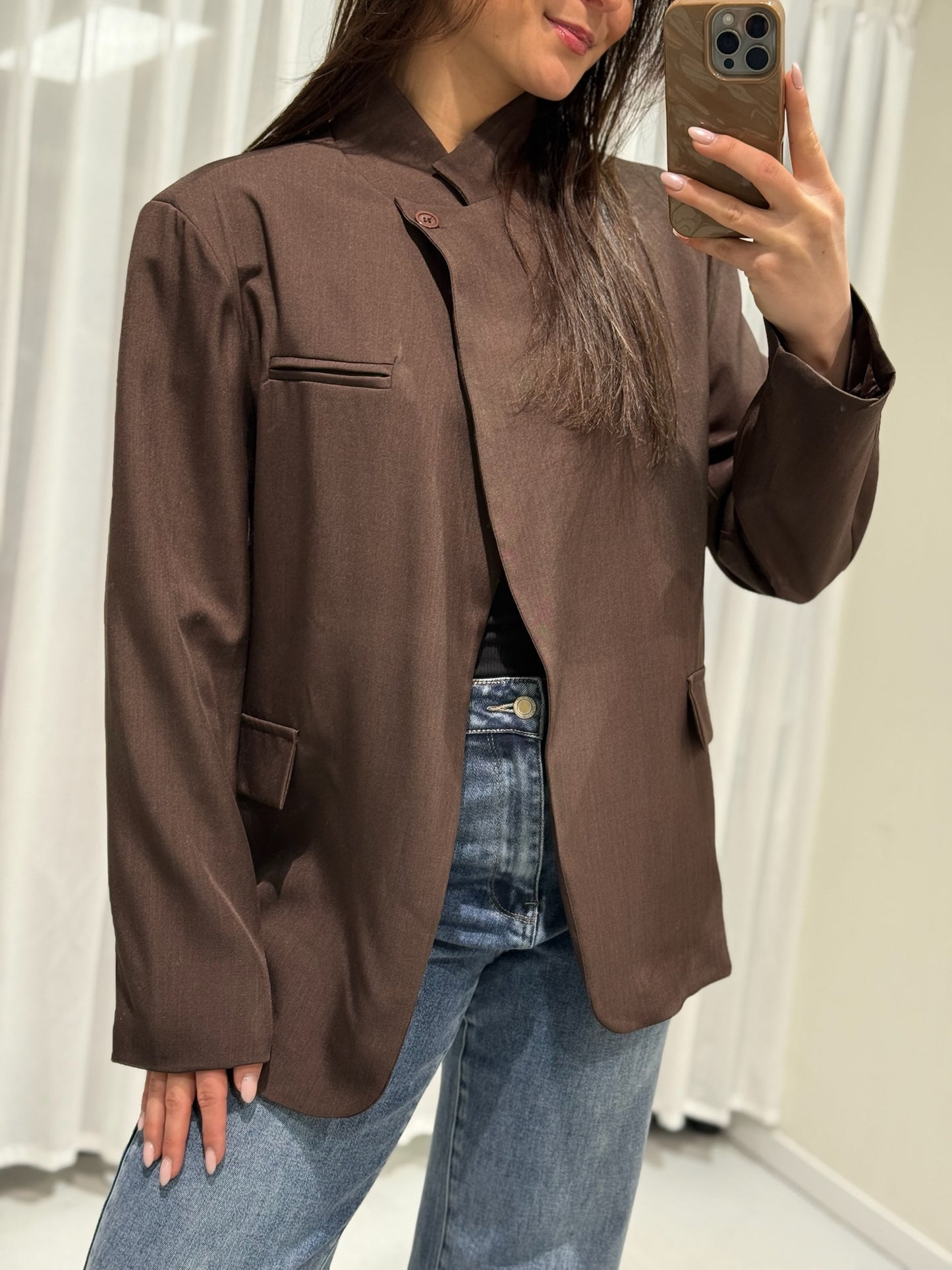 Freddie blazer brown