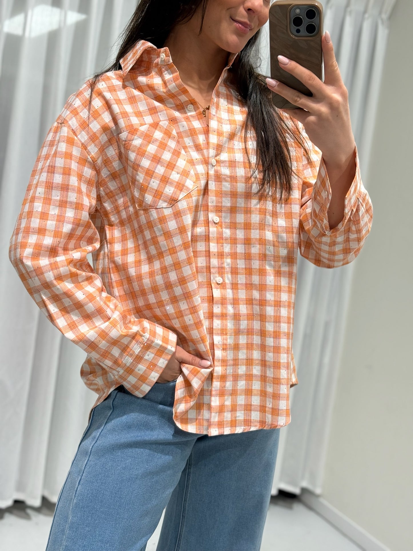 Olivia blouse orange