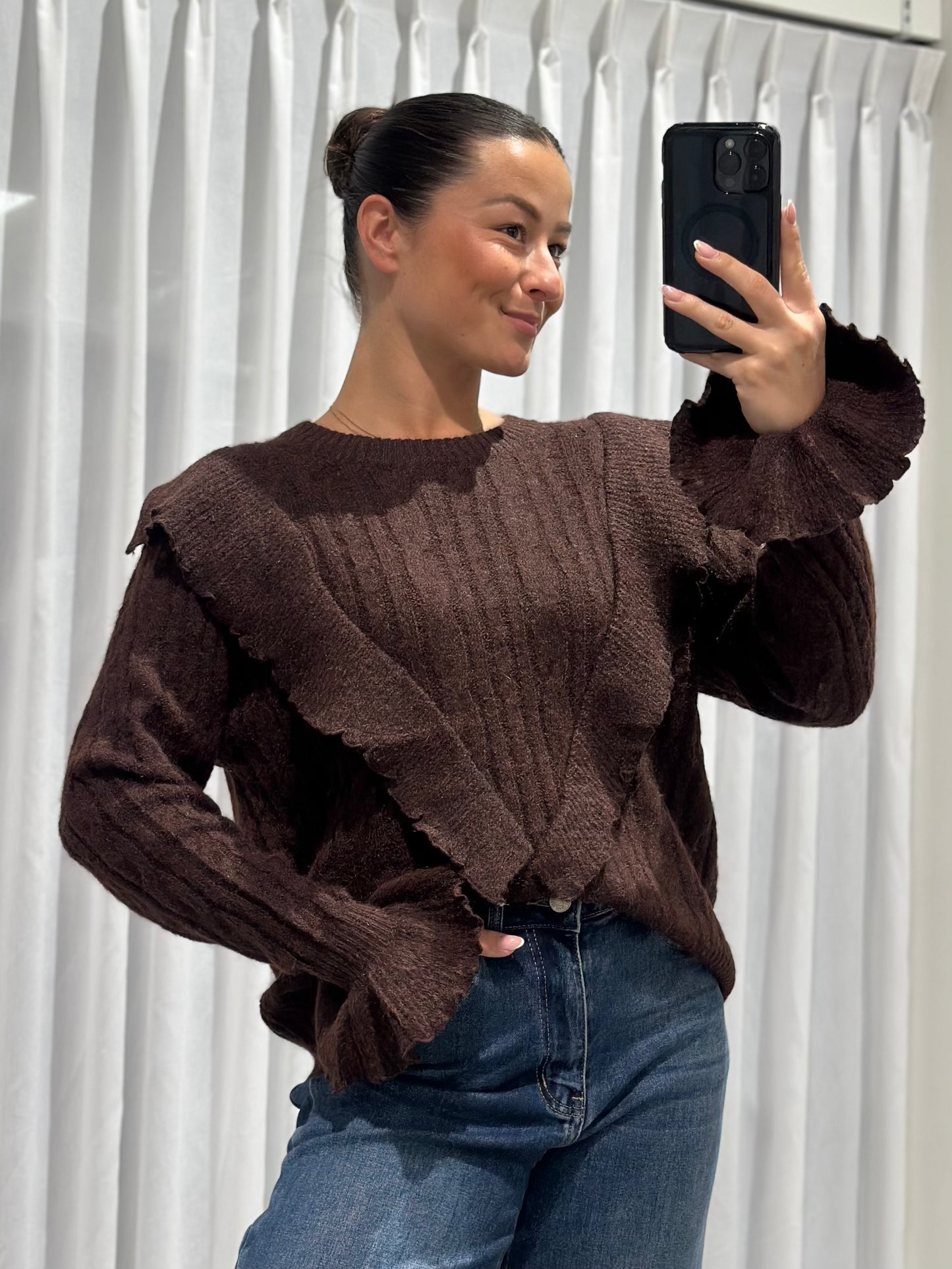 Siri trui brown