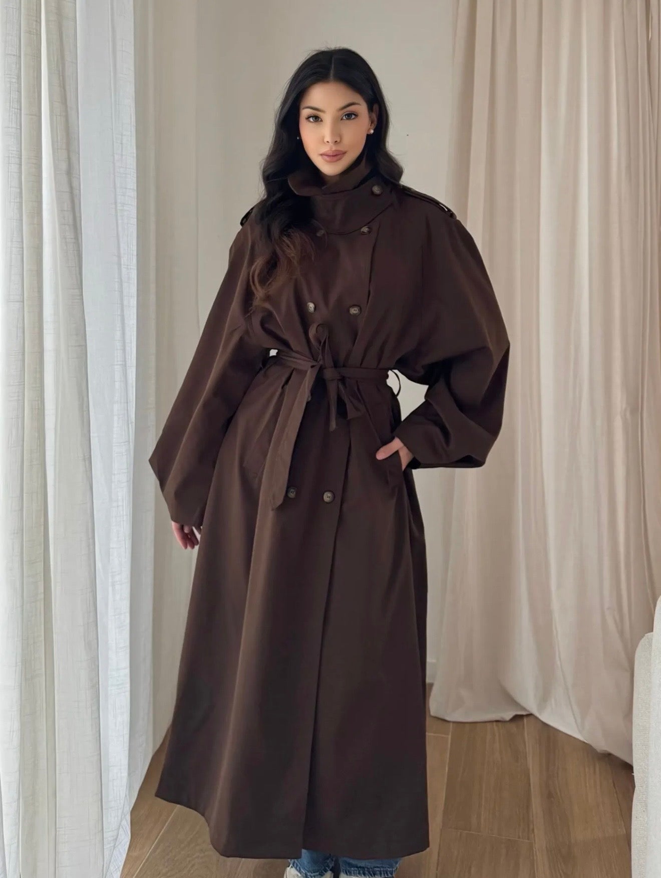 Long trenchcoat brown