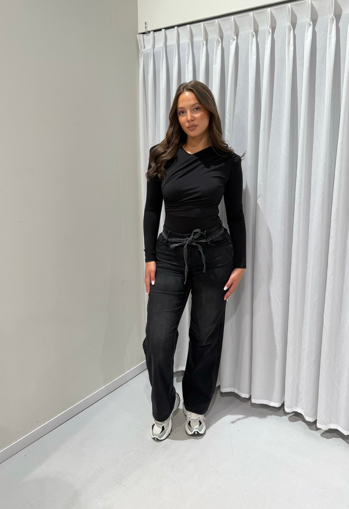 Kay jeans black/grey