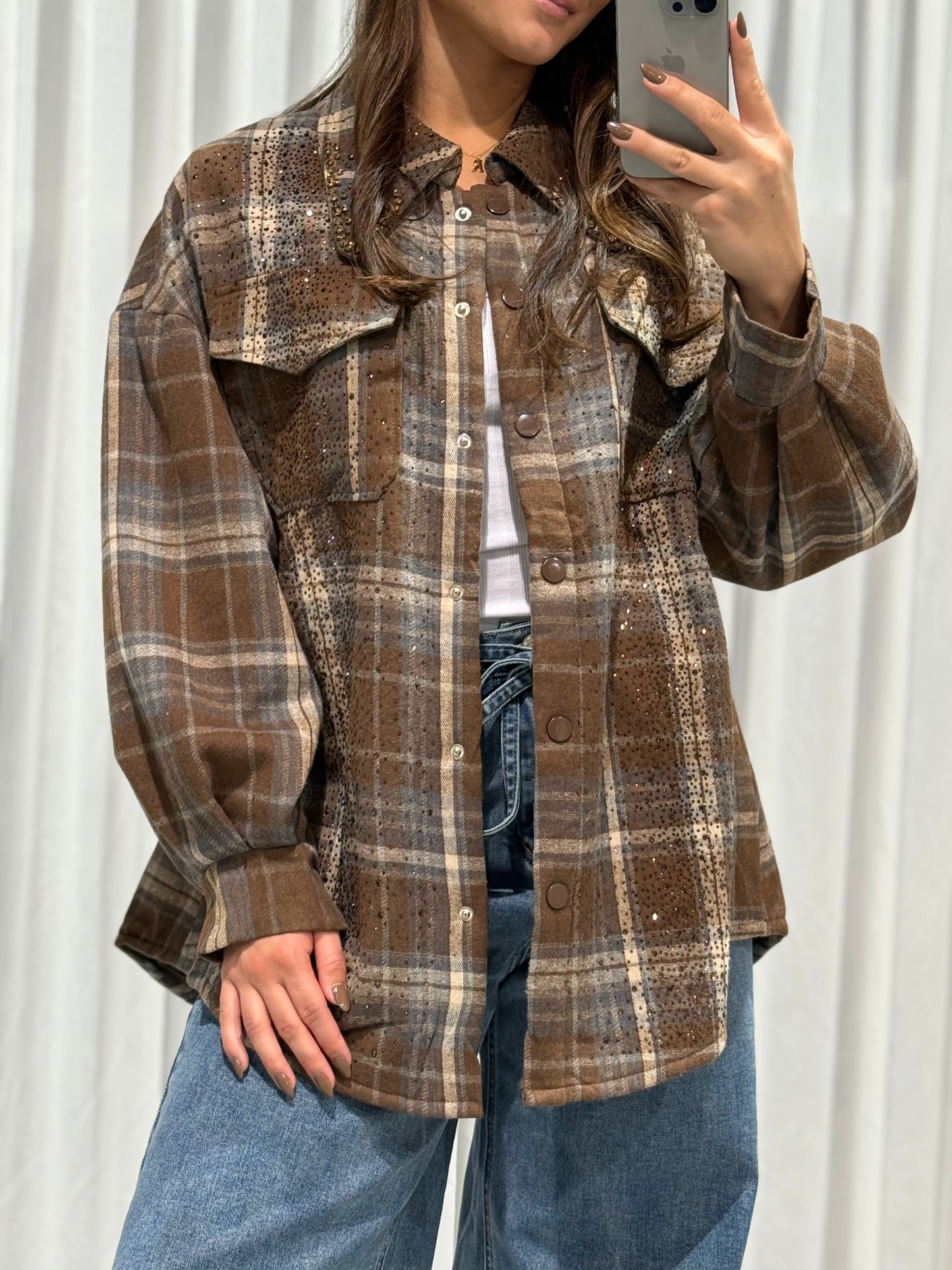 Gardenia vest brown