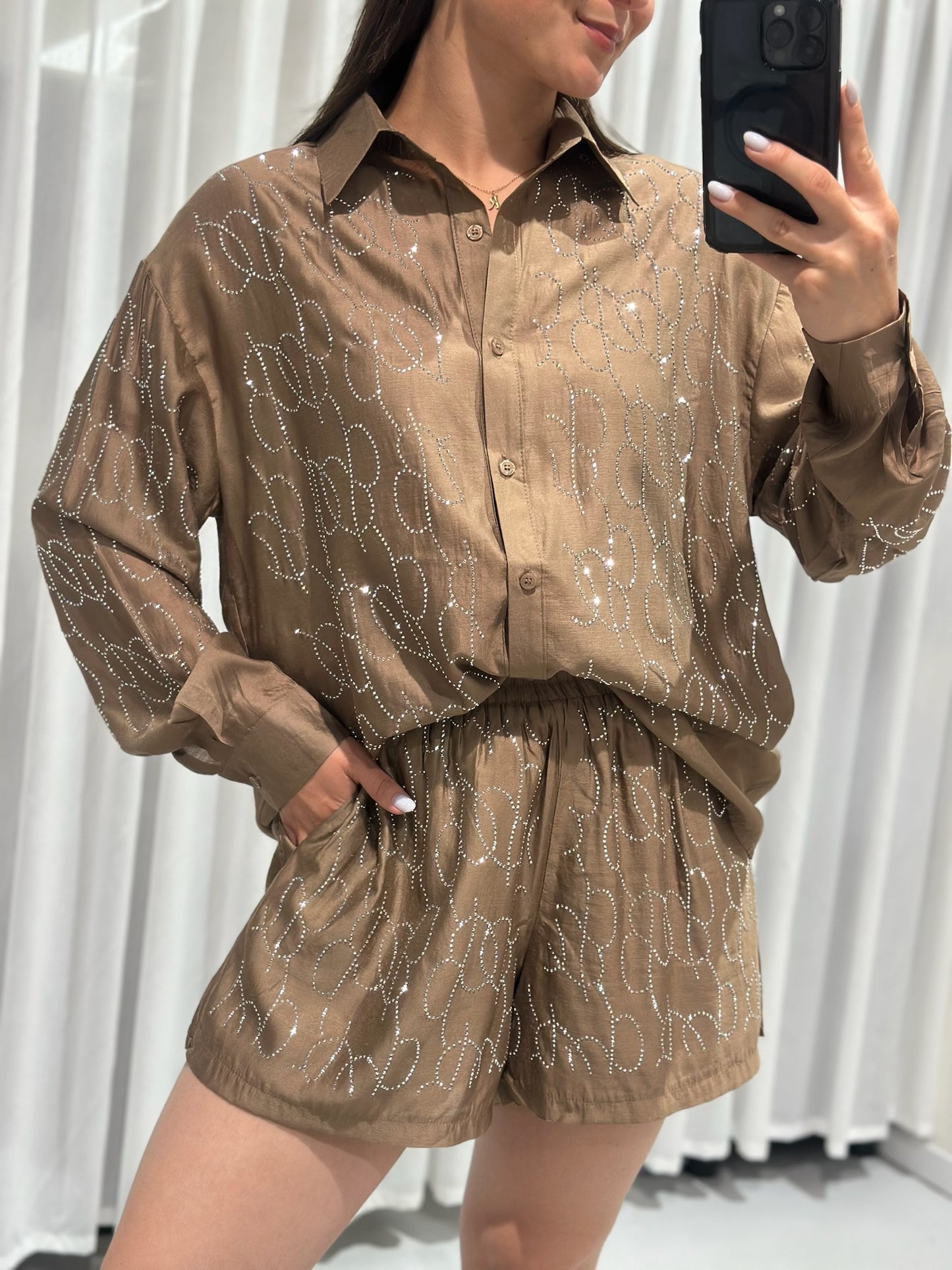 Kylie 2piece set brown