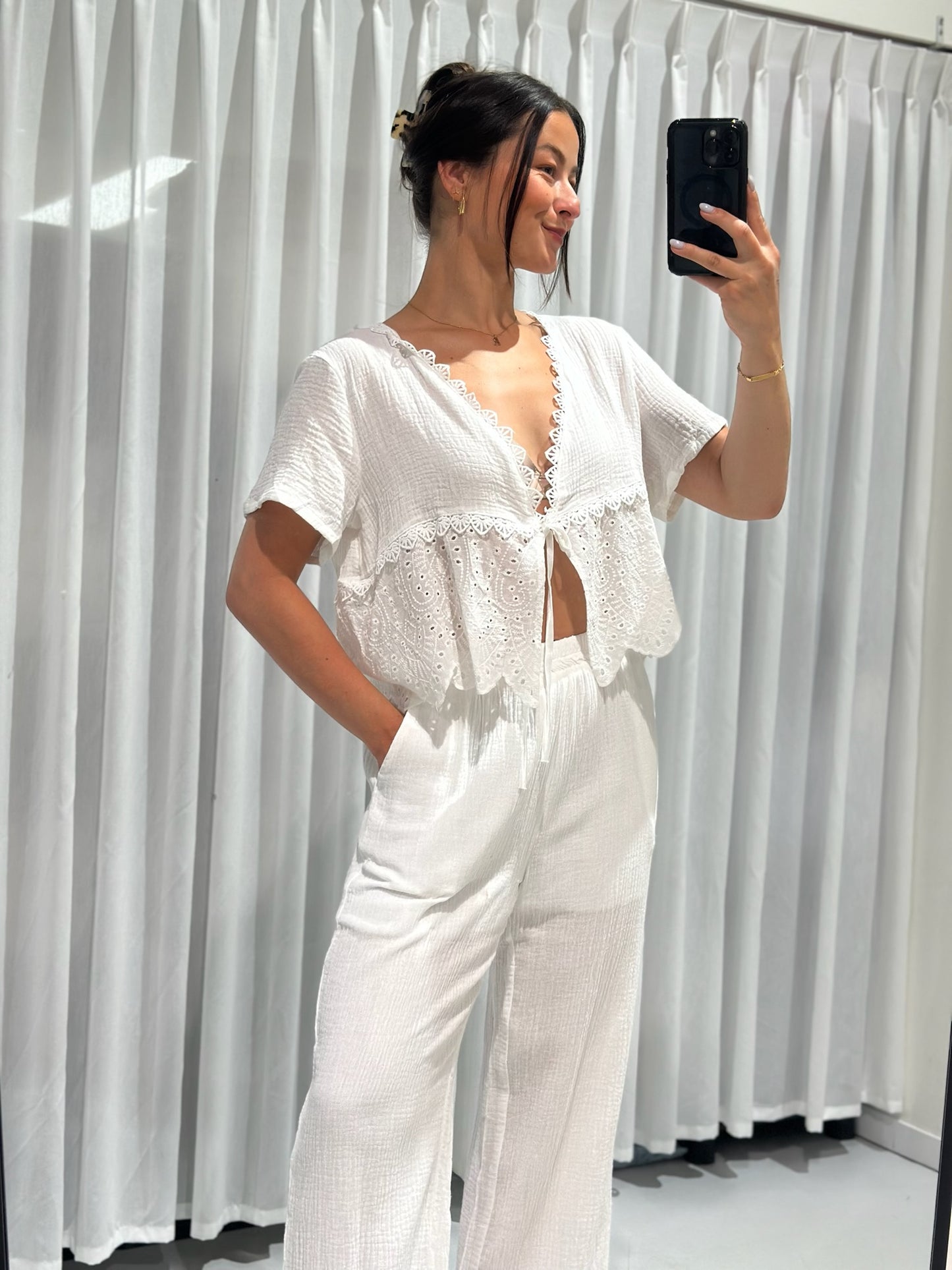 Khloe 2-piece set white