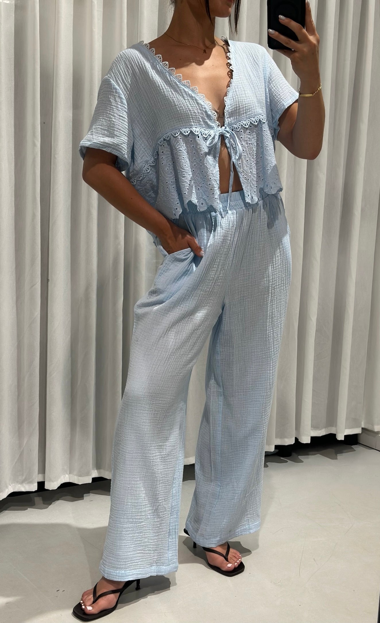 Khloe 2-piece set blue