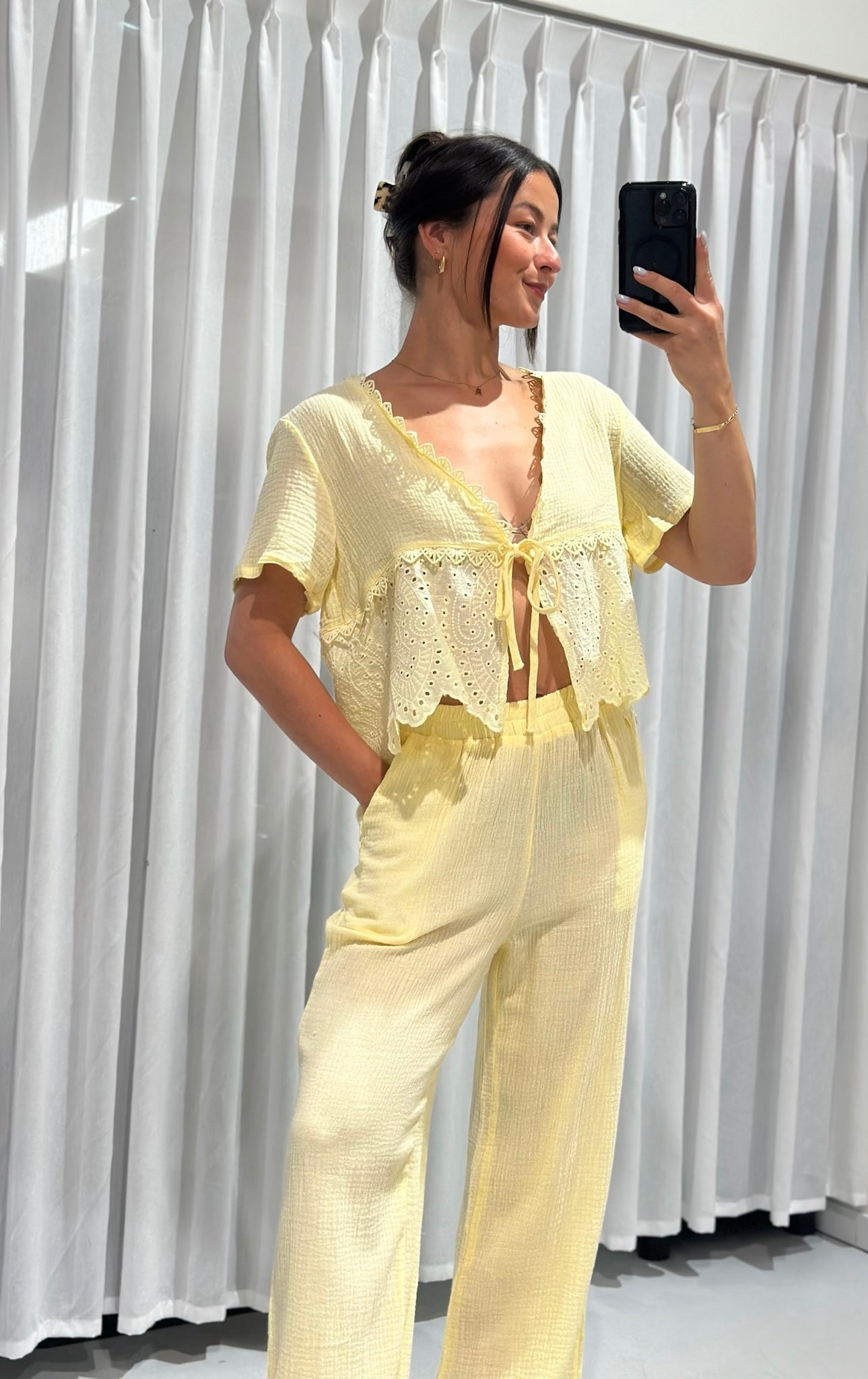 Khloe 2-piece set yellow