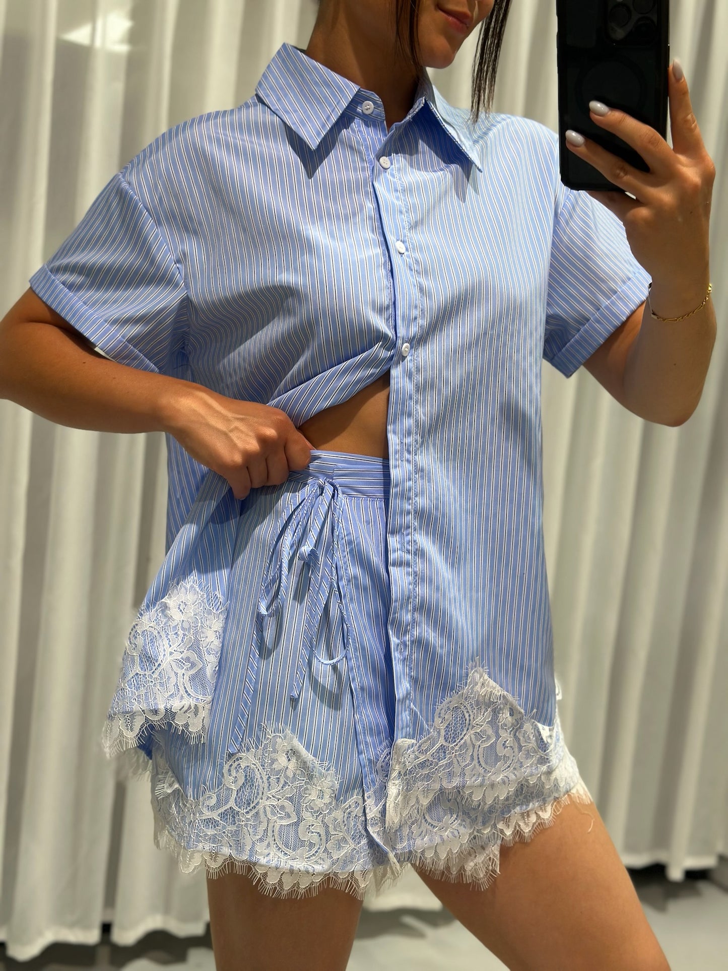 Celeste 2-piece set blue