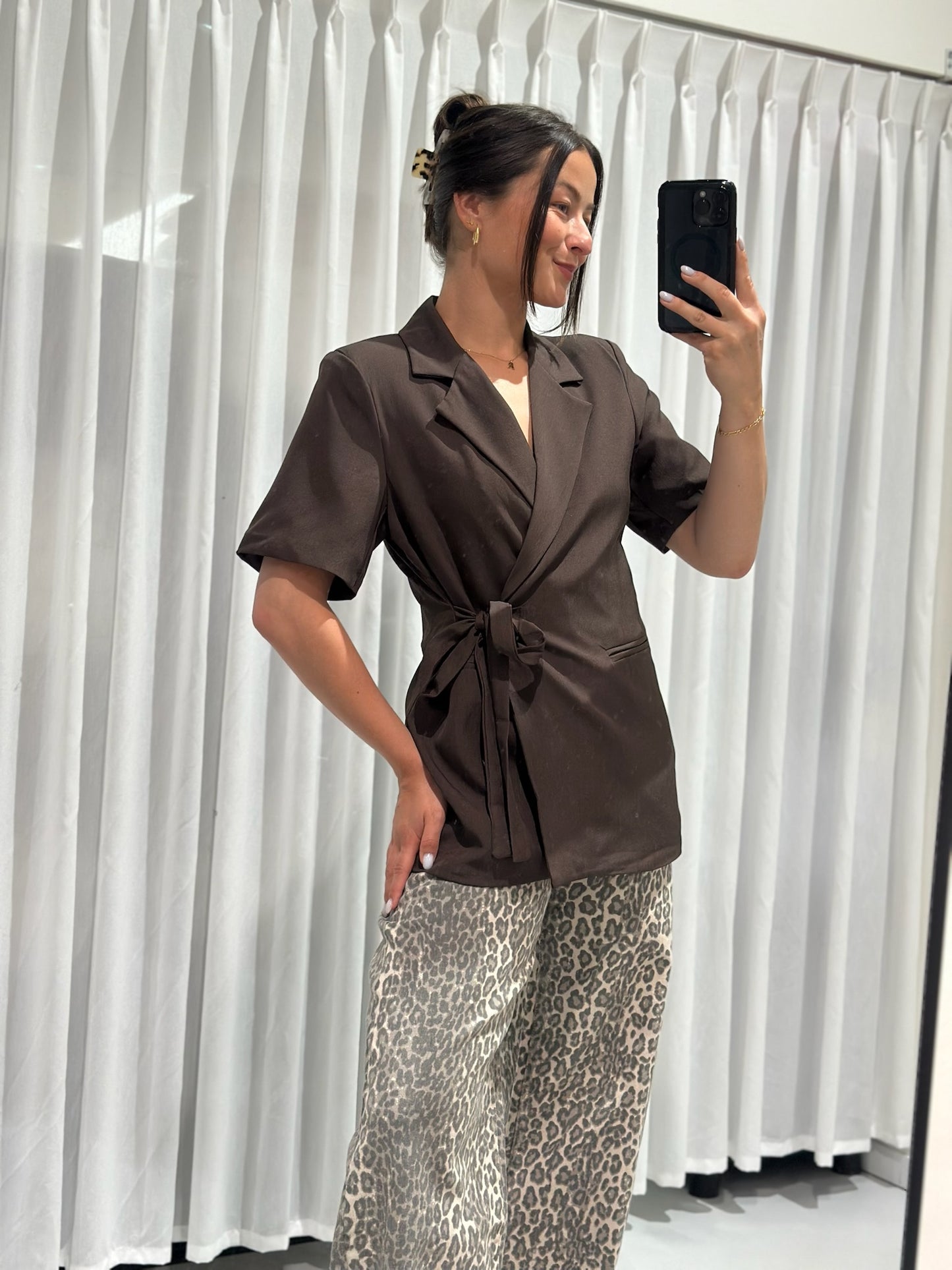 Florence blazer brown