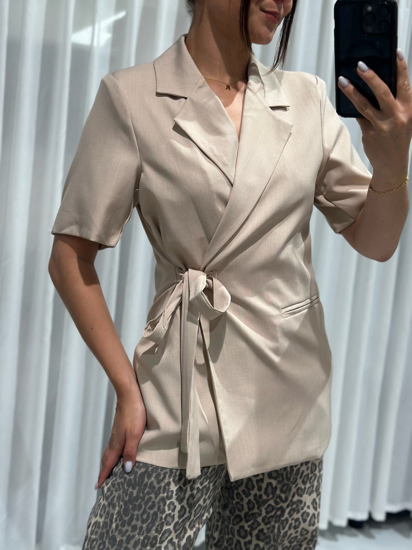 Florence blazer taupe