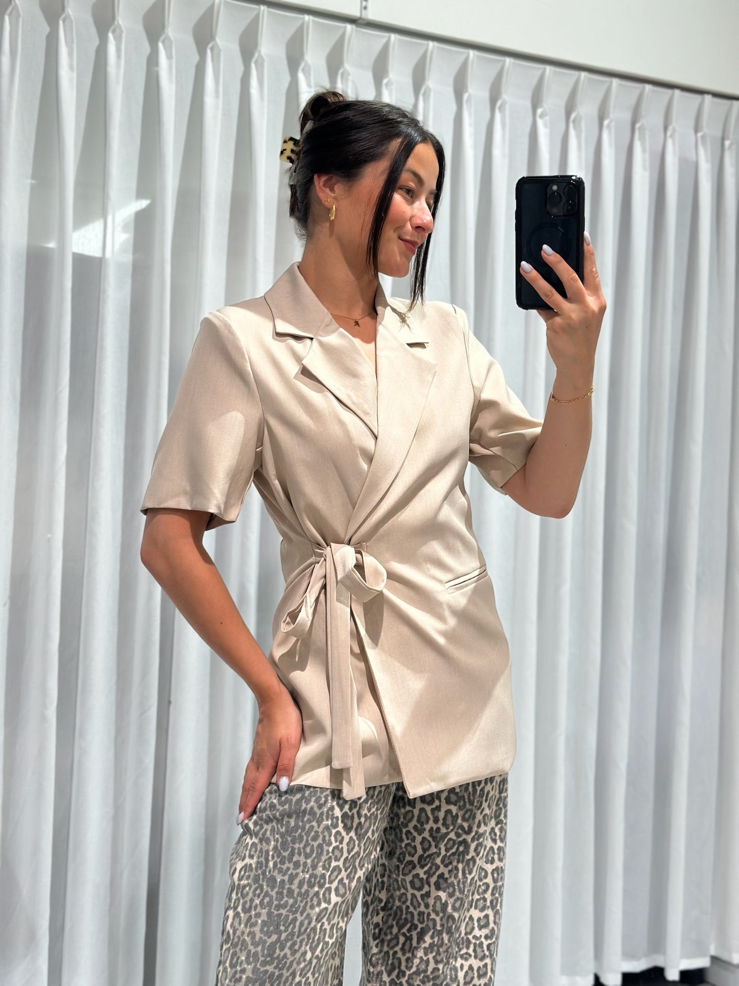 Florence blazer taupe