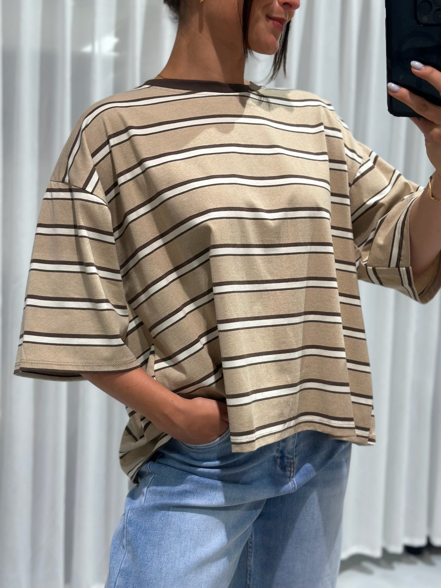 Tamaar top beige