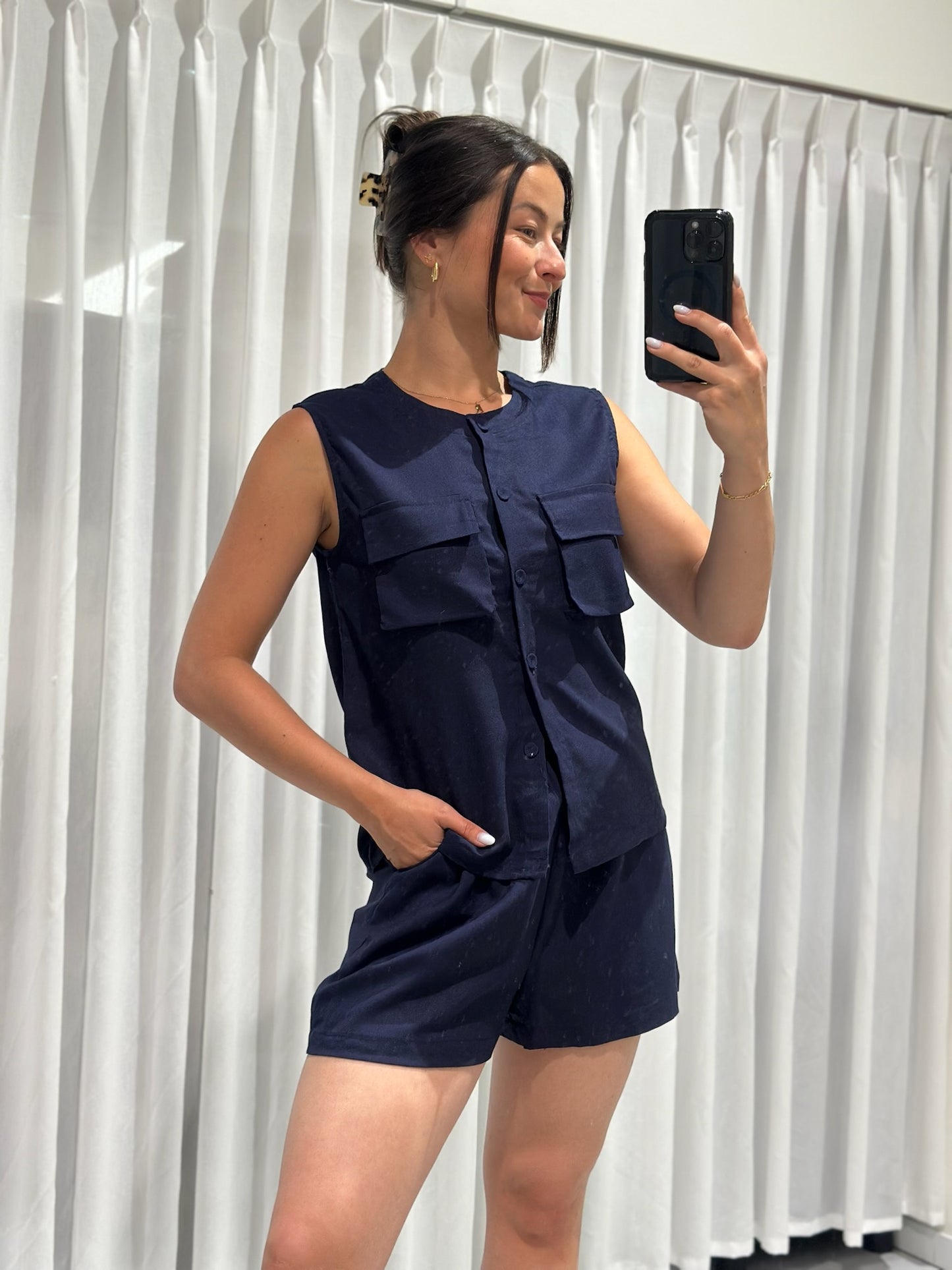 Clinton 2-piece set blue