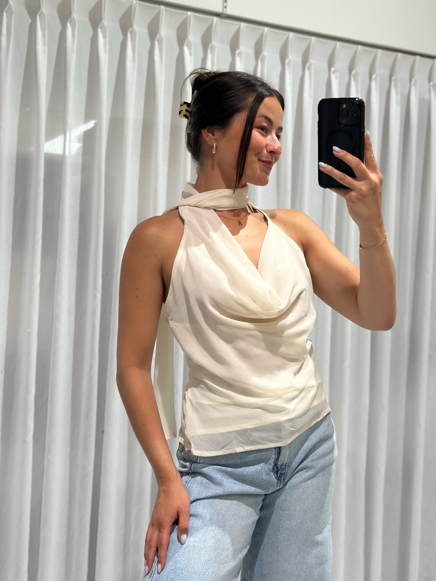 Kelly top beige