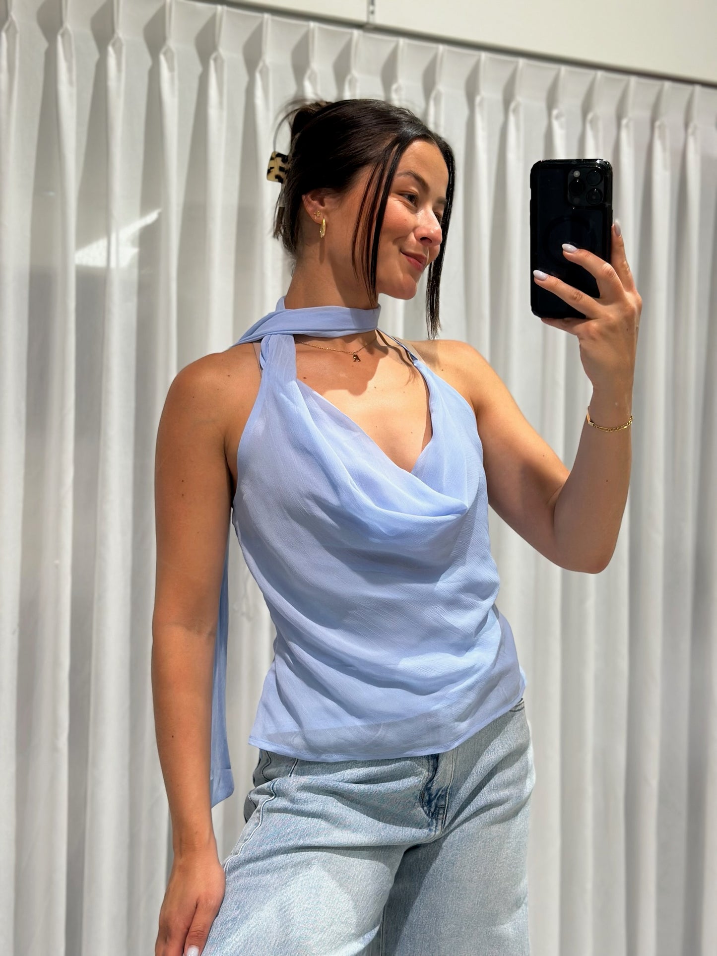 Kelly top blue