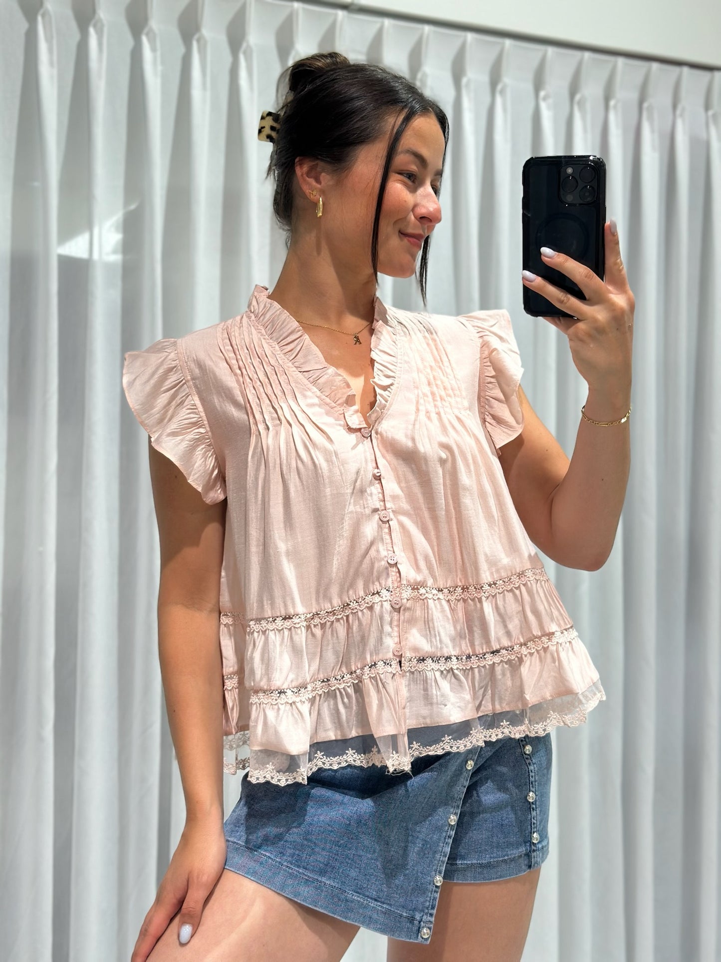 Paula blouse pink