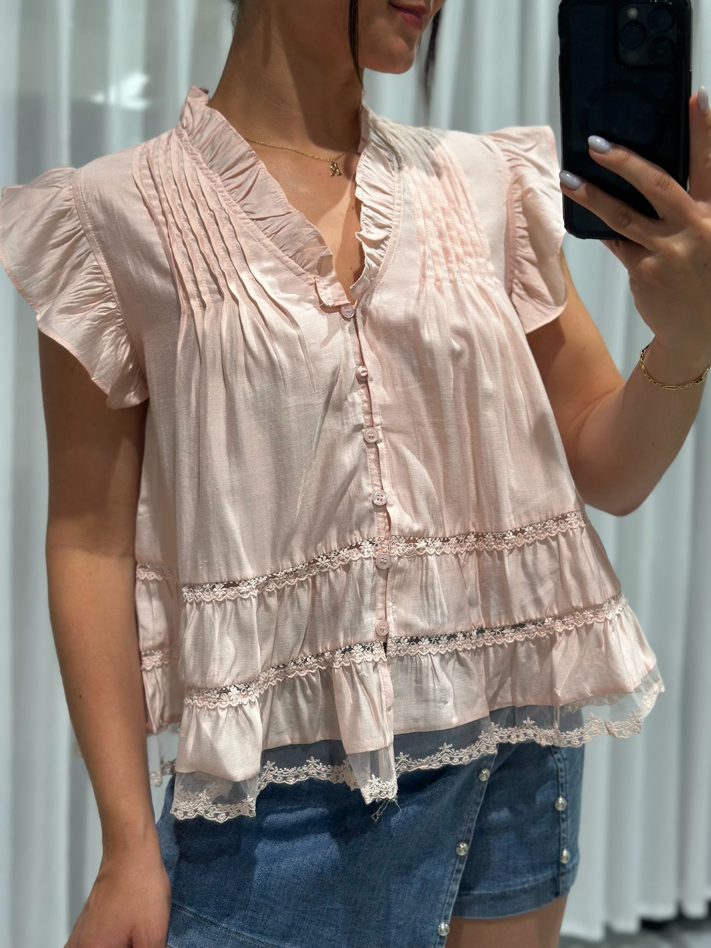 Paula blouse pink