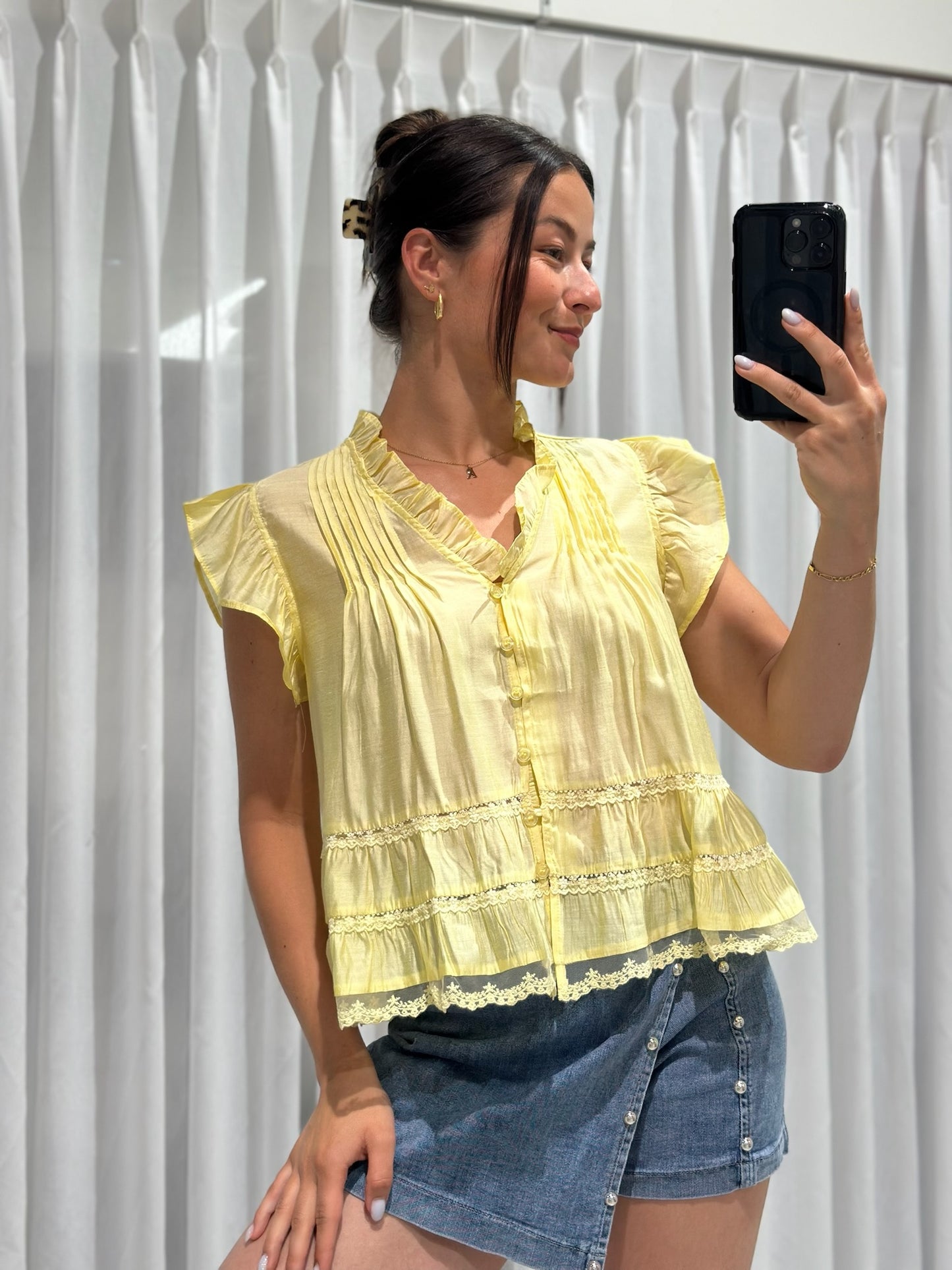 Paula blouse yellow