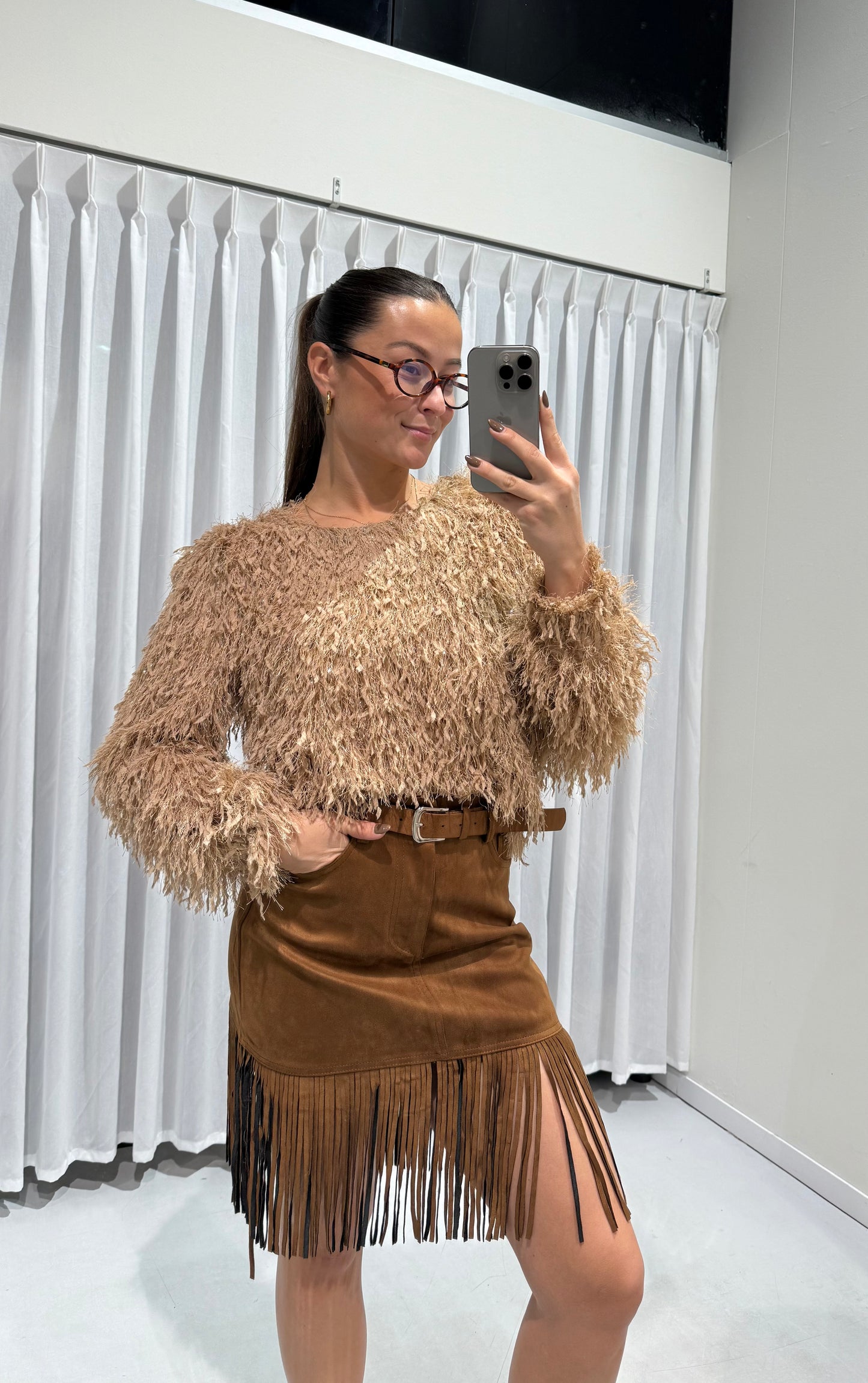 Heidi skirt camel