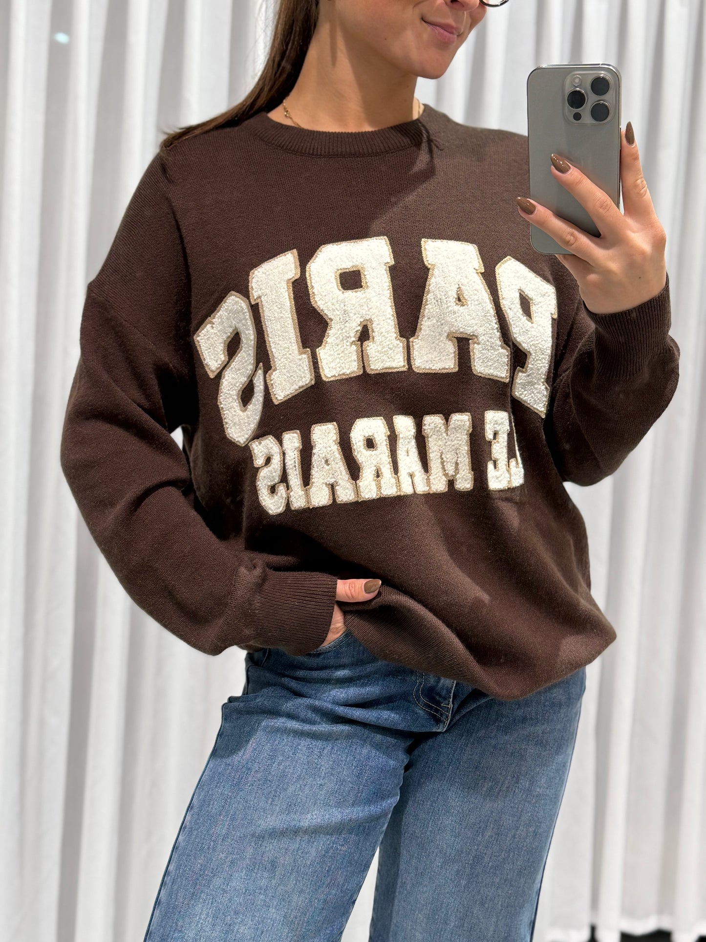 Paris sweater brown