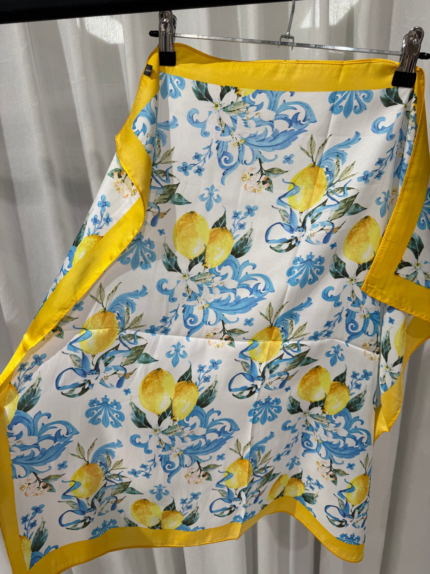 Sjaal 005 yellow/blue